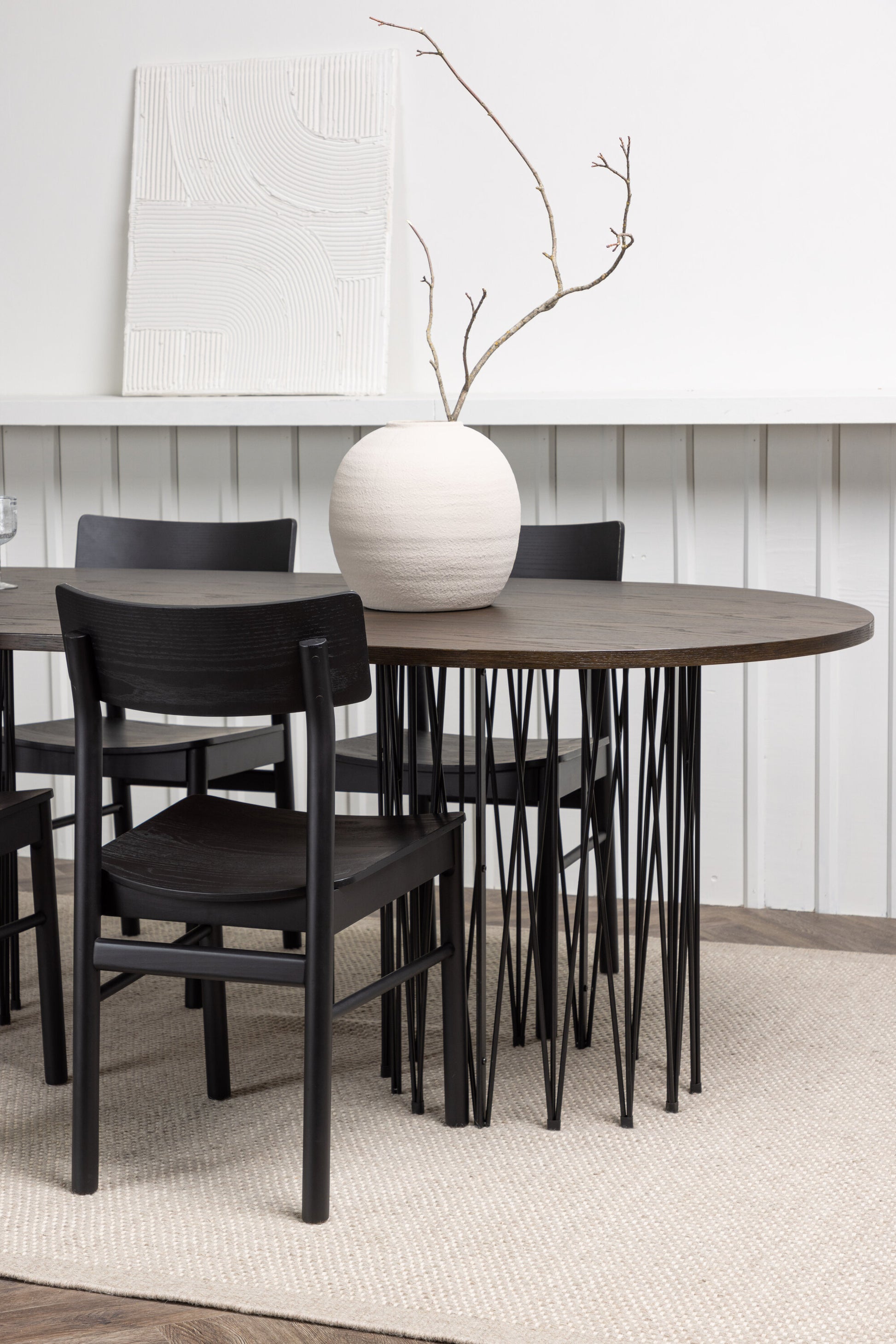 Stone Matbord med Montros Stolarna Matgrupp
