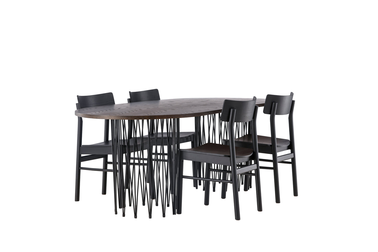 Stone Matbord med Montros Stolarna Matgrupp