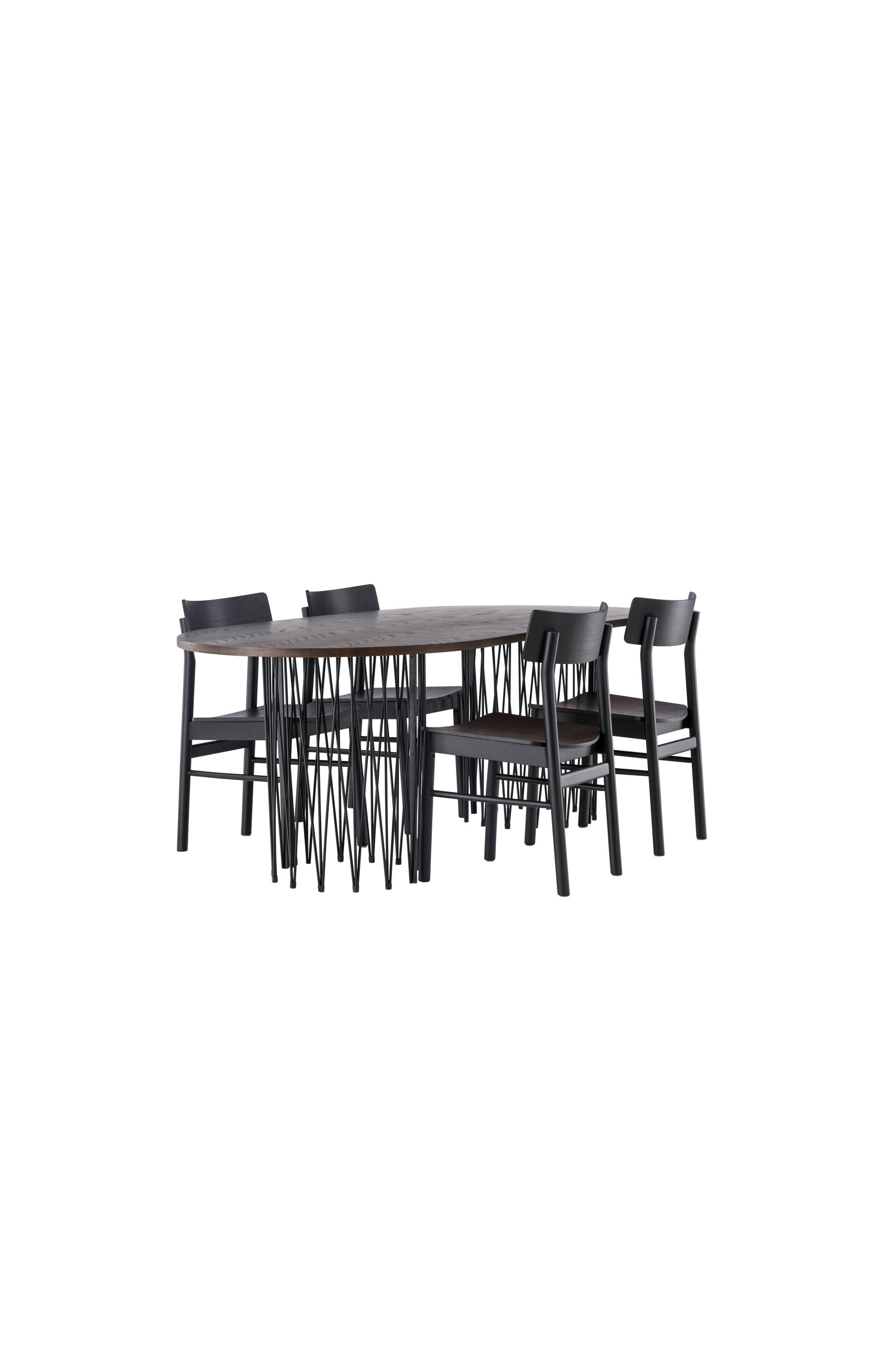 Stone Matbord med Montros Stolarna Matgrupp