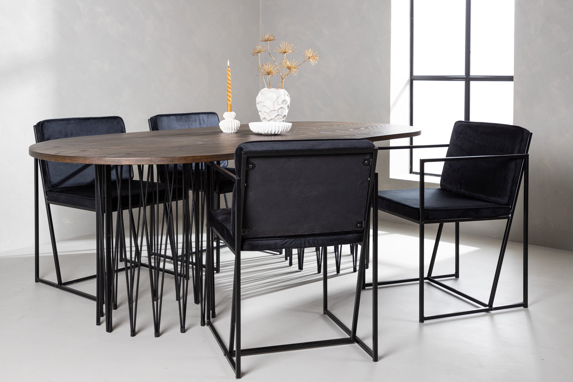 Stone Matbord med Richmond Stolarna Matgrupp