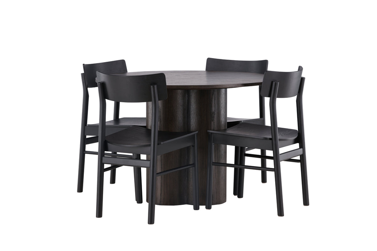 Olivia Matbord med Montros Stolarna – 110x110