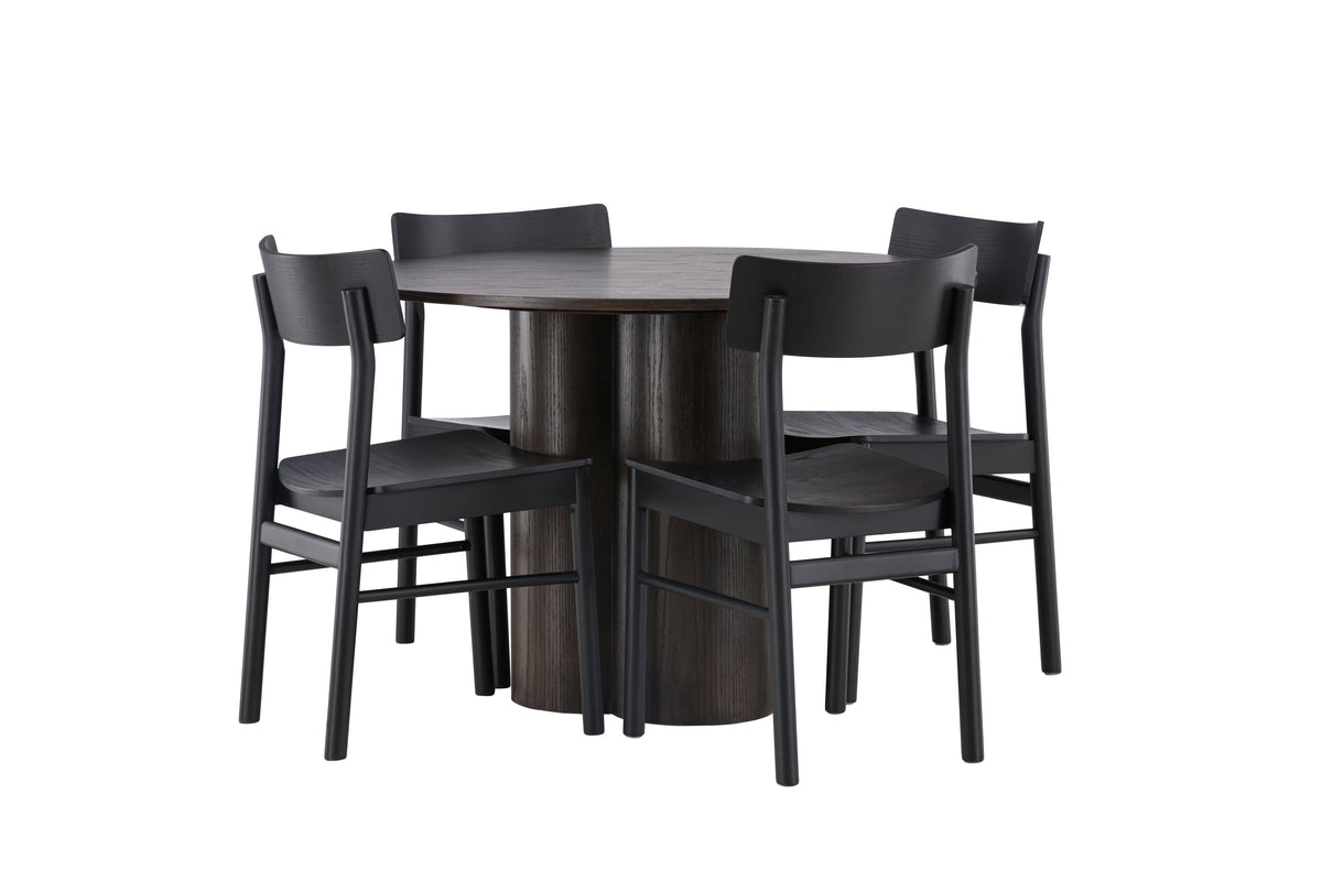 Olivia Matbord med Montros Stolarna – 110x110