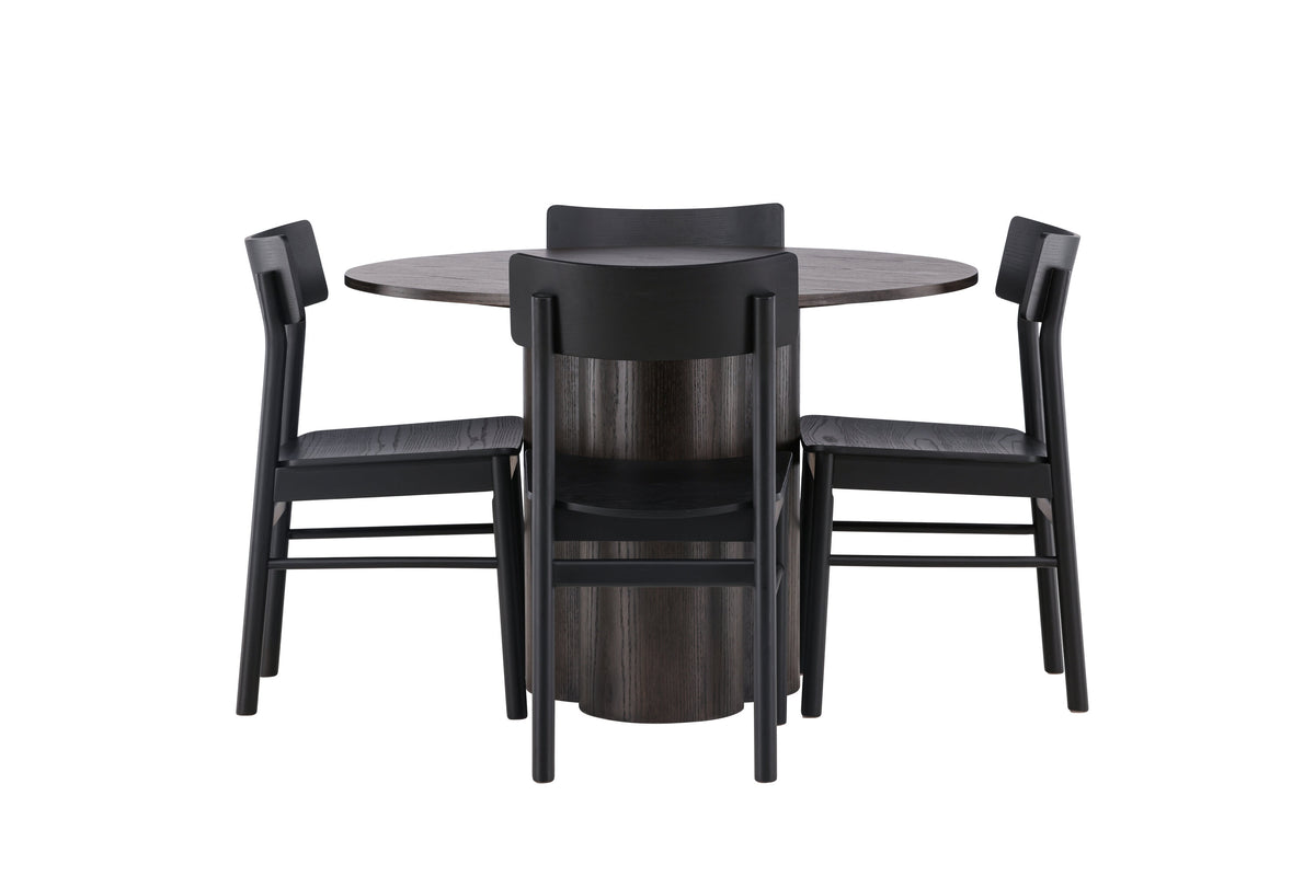 Olivia Matbord med Montros Stolarna – 110x110