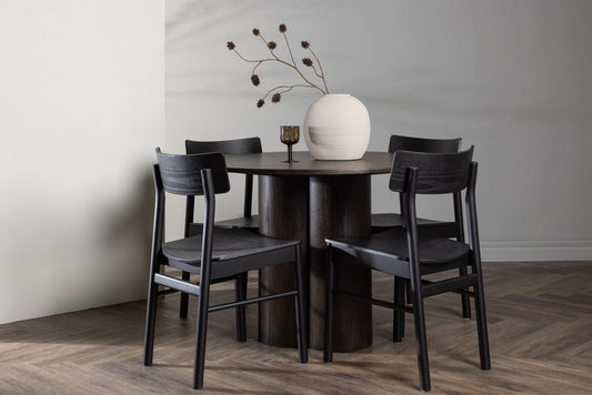 Olivia Matbord med Montros Stolarna – 110x110