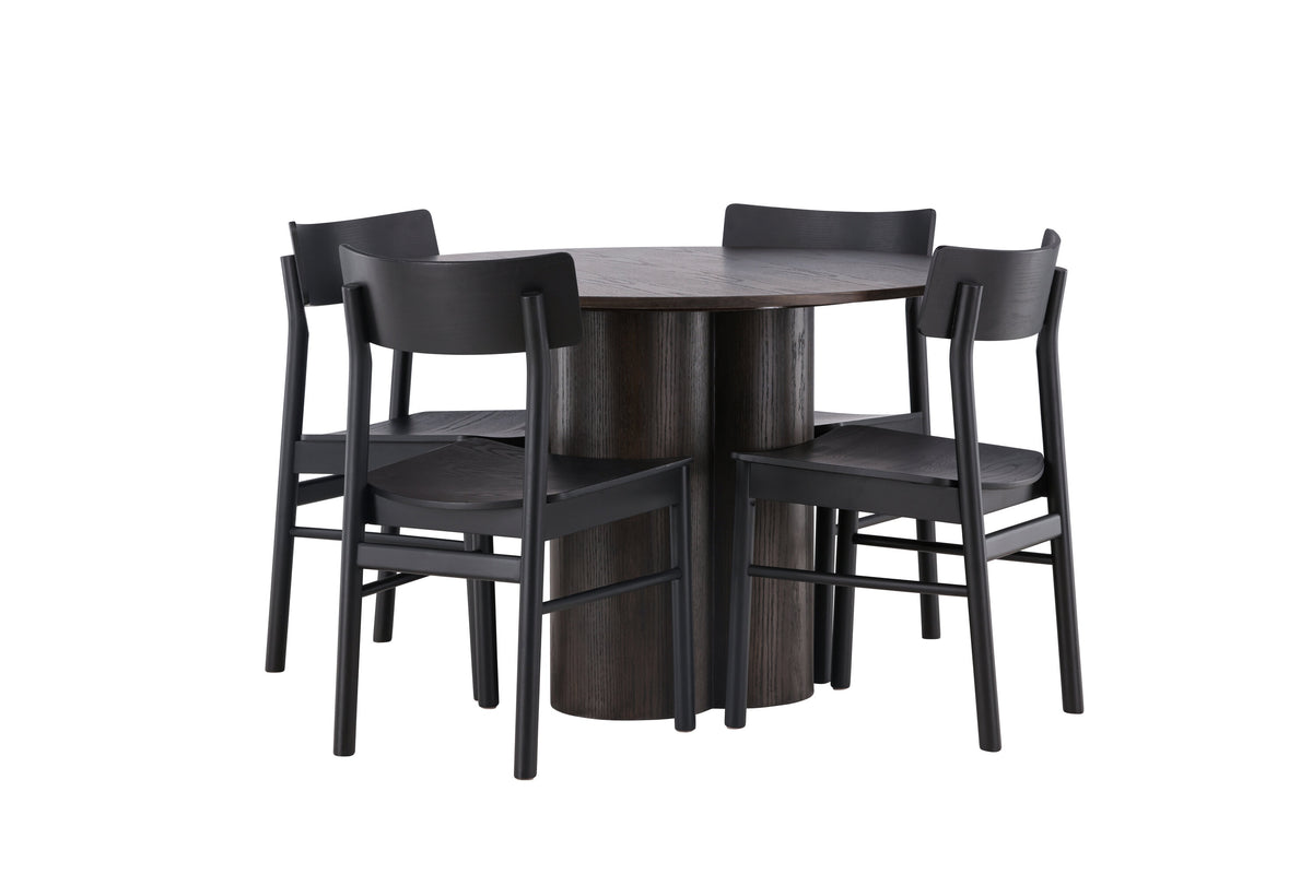 Olivia Matbord med Montros Stolarna – 110x110