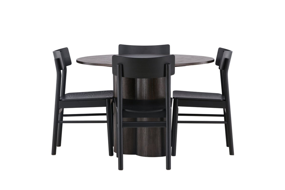 Olivia Matbord med Montros Stolarna – 110x110