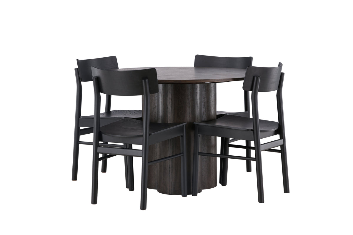 Olivia Matbord med Montros Stolarna – 110x110