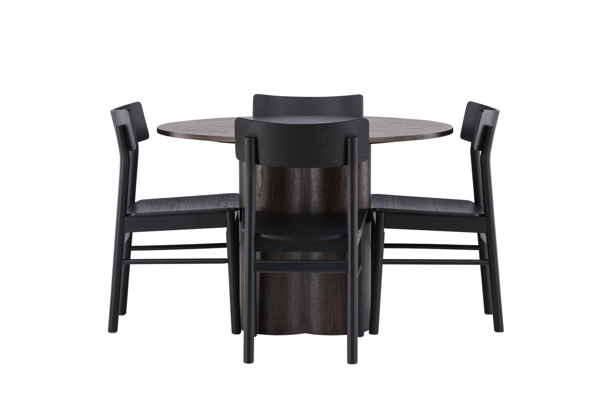 Olivia Matbord med Montros Stolarna – 110x110