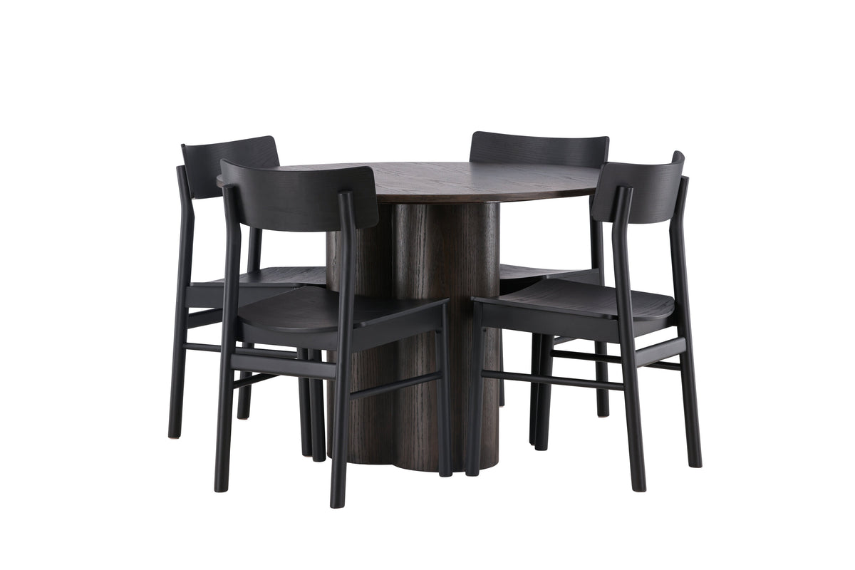 Olivia Matbord med Montros Stolarna – 110x110