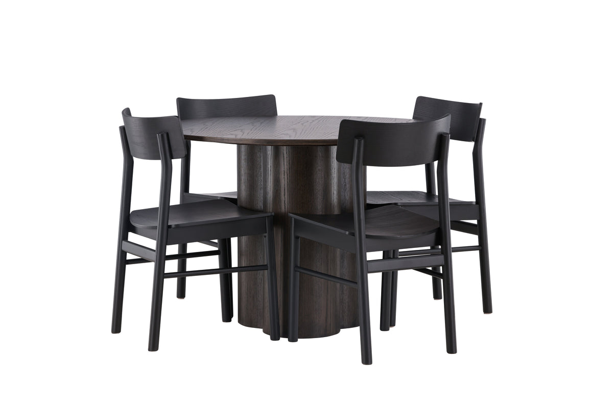 Olivia Matbord med Montros Stolarna – 110x110