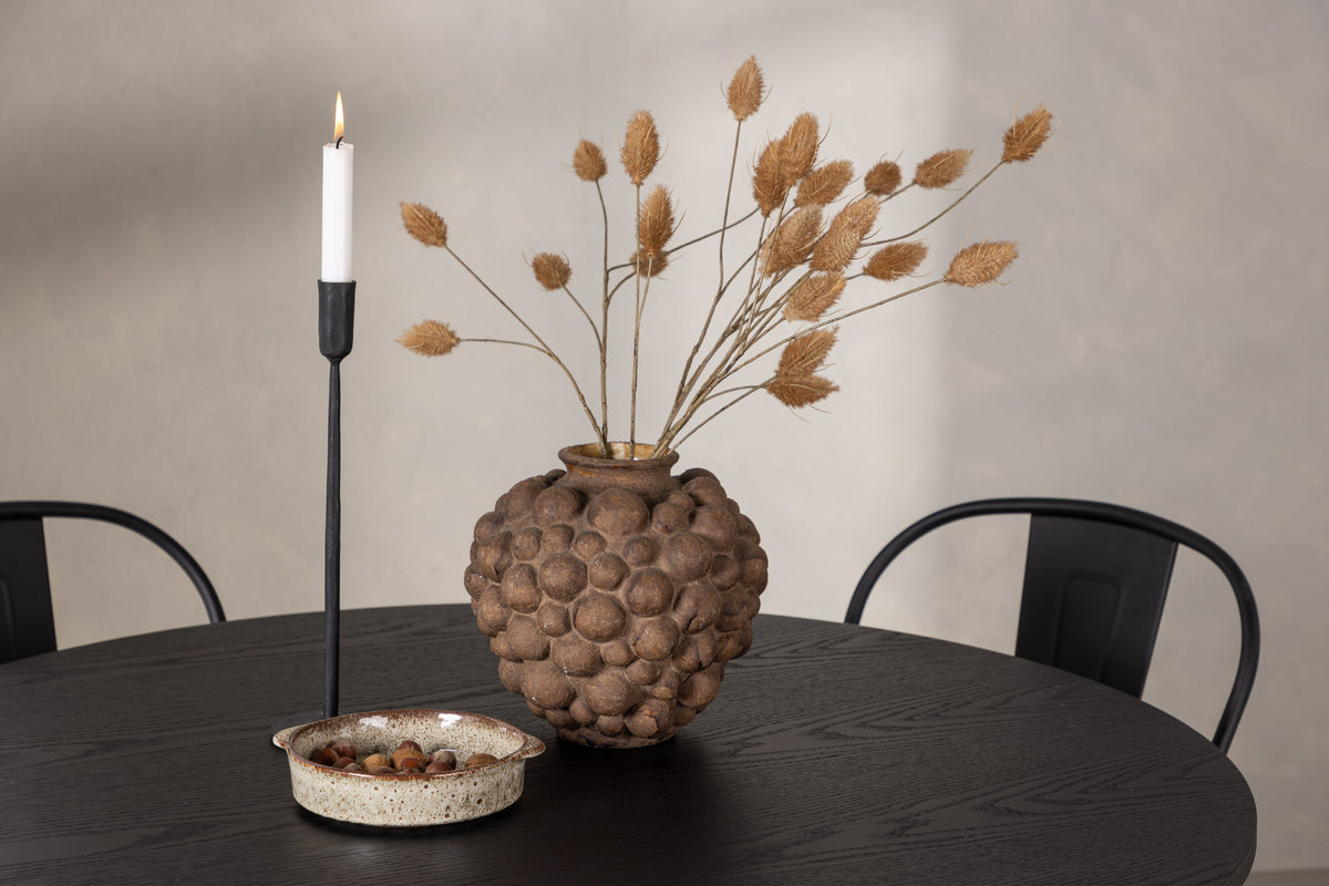 Olivia Matbord med Tempe Stolarna – Bord: ⌀110 Stol: 53x85x45