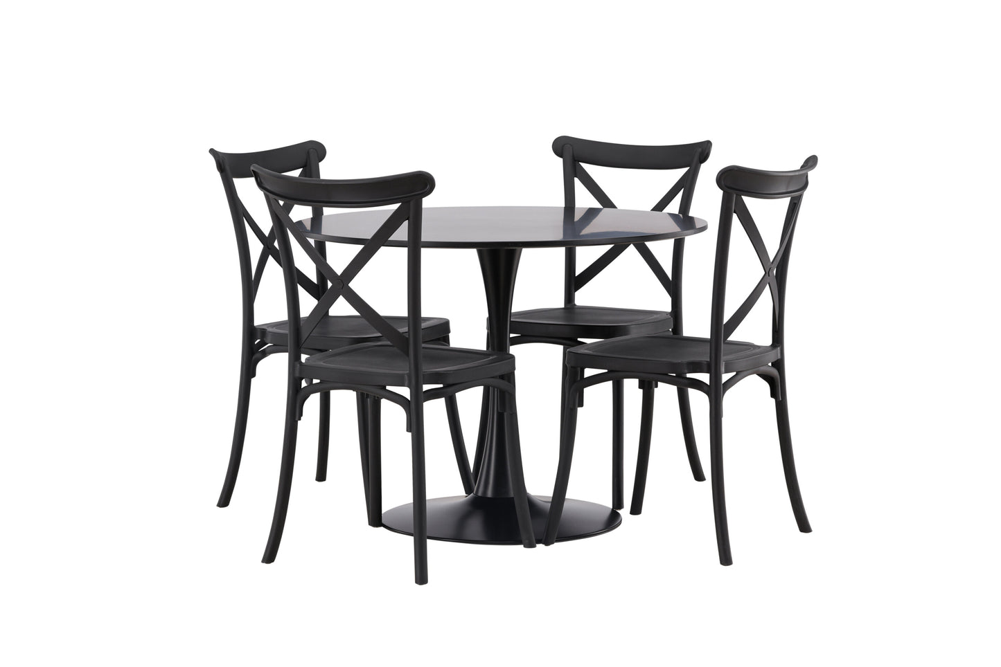 Glade Matbord med Crosett Stolarna Matgrupp