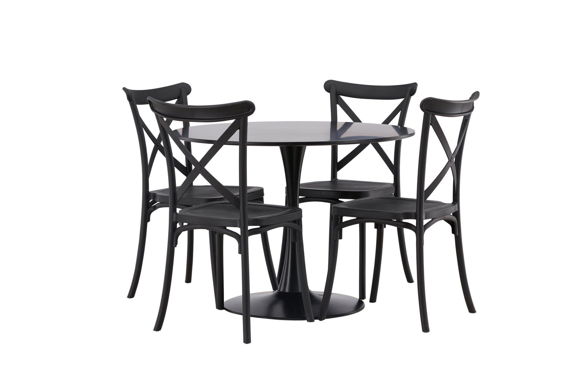Glade Matbord med Crosett Stolarna Matgrupp