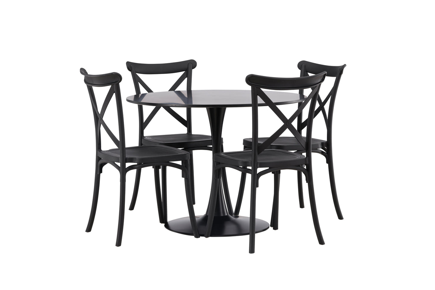Glade Matbord med Crosett Stolarna Matgrupp