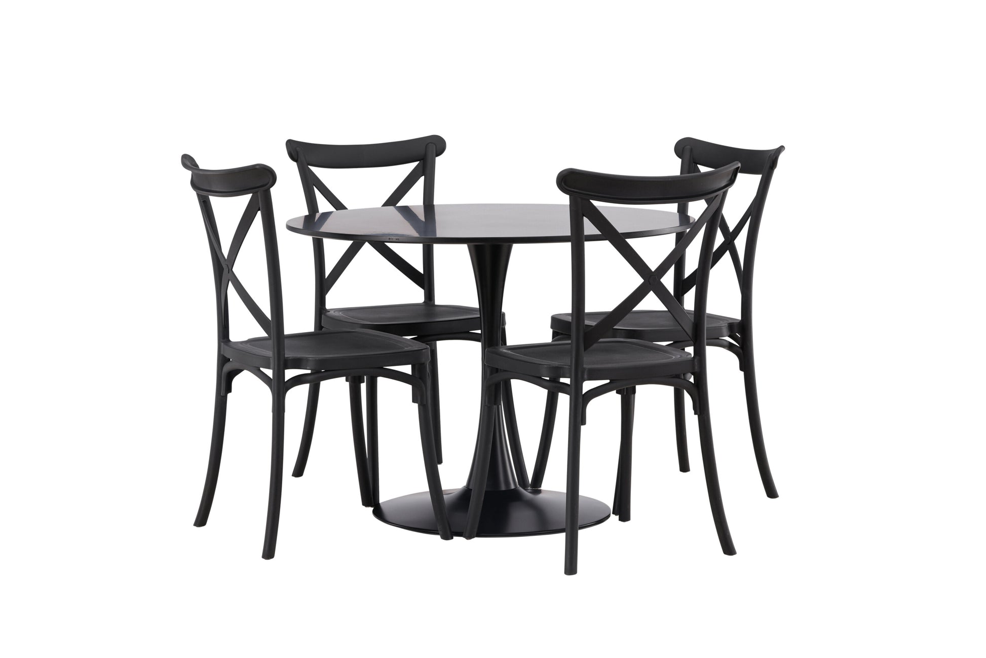 Glade Matbord med Crosett Stolarna Matgrupp
