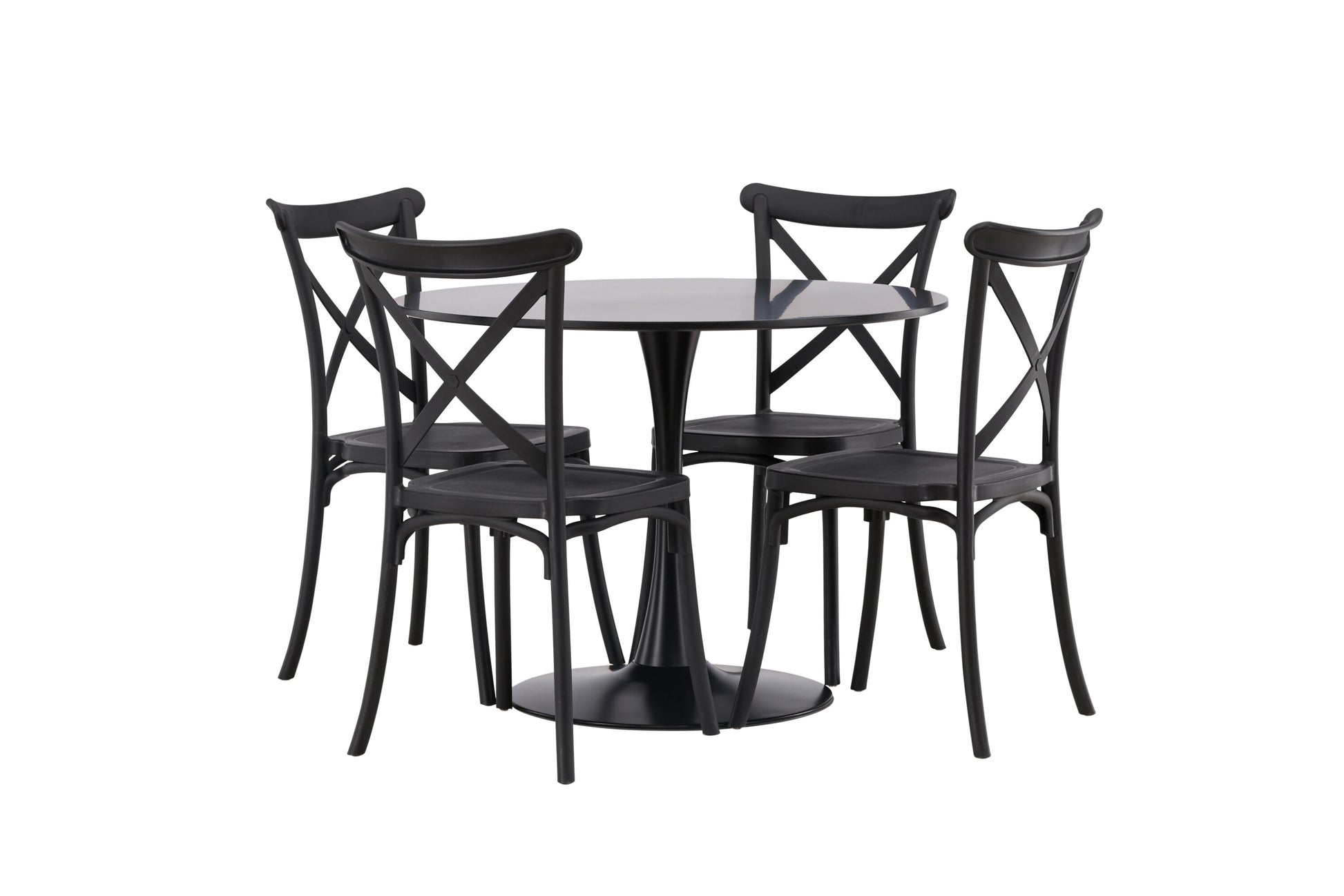 Glade Matbord med Crosett Stolarna Matgrupp