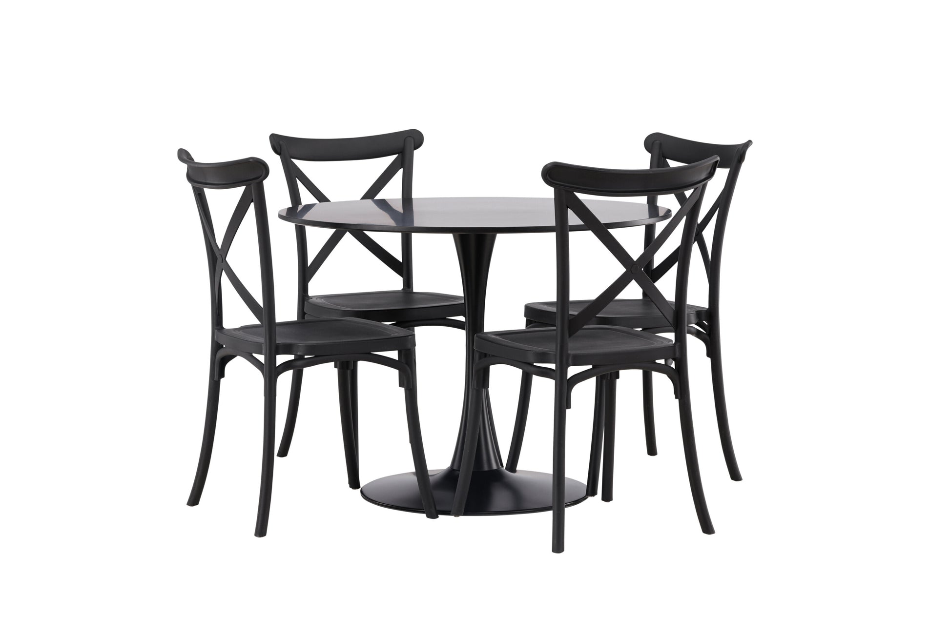 Glade Matbord med Crosett Stolarna Matgrupp