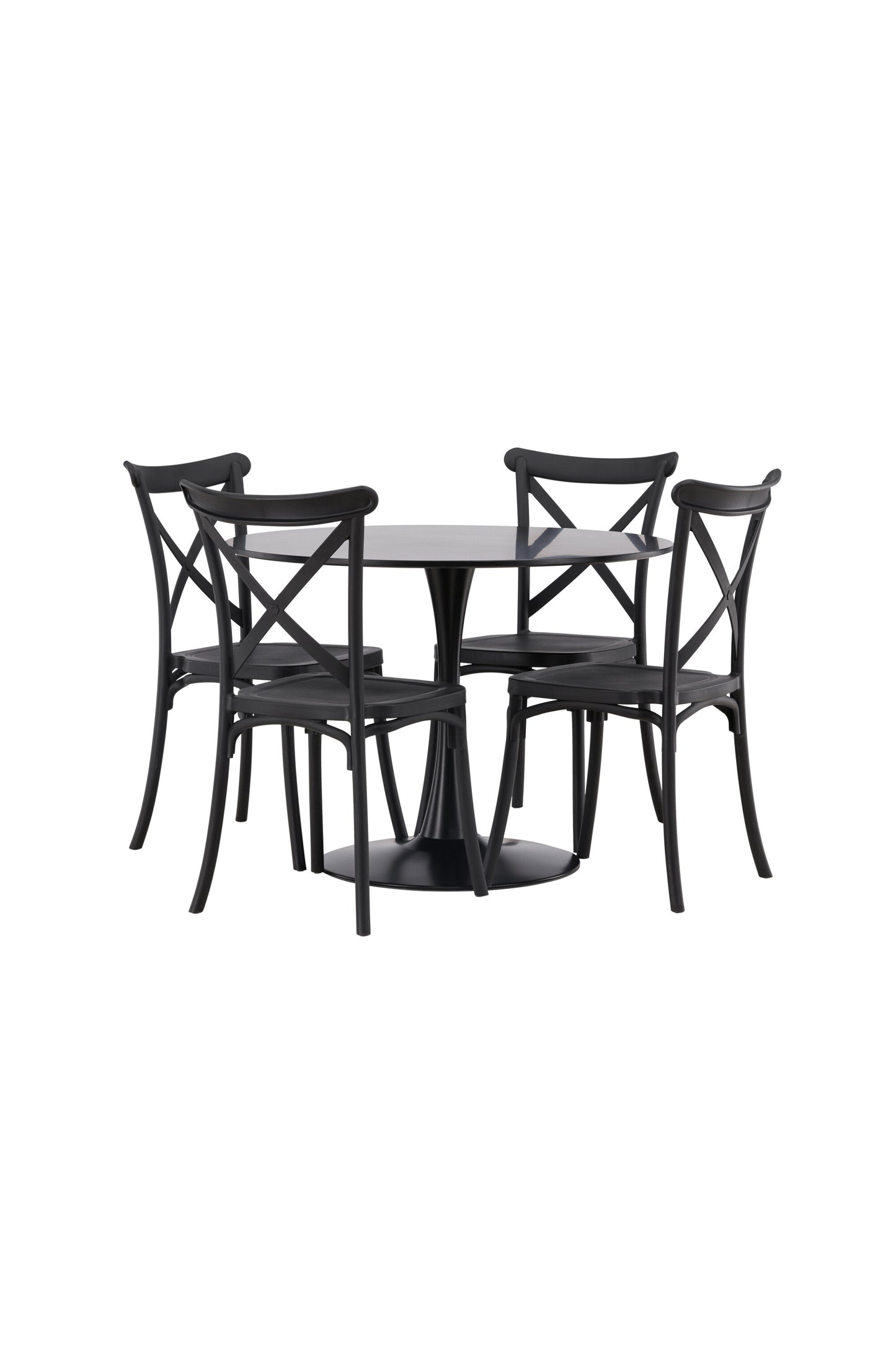 Glade Matbord med Crosett Stolarna Matgrupp