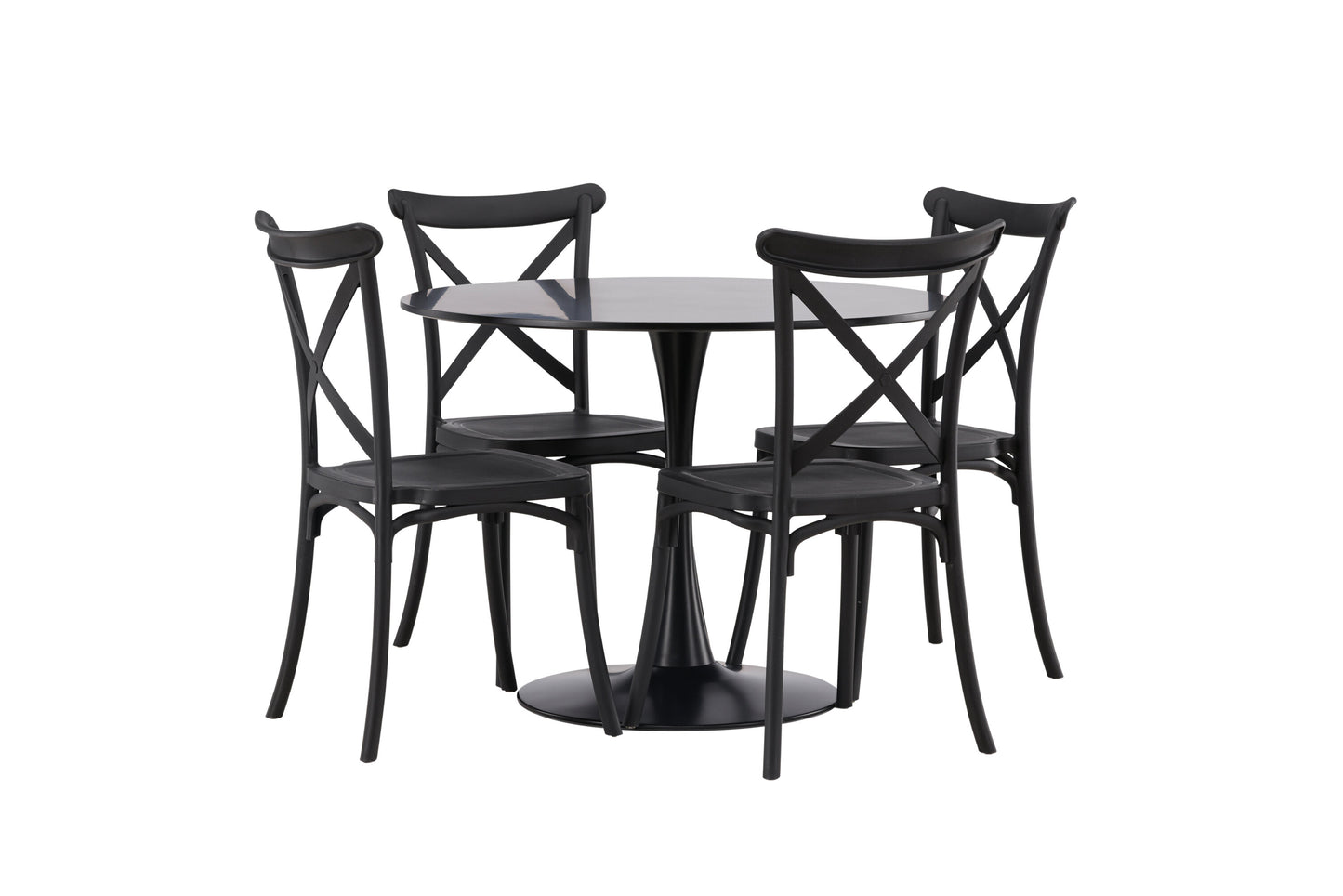 Glade Matbord med Crosett Stolarna Matgrupp