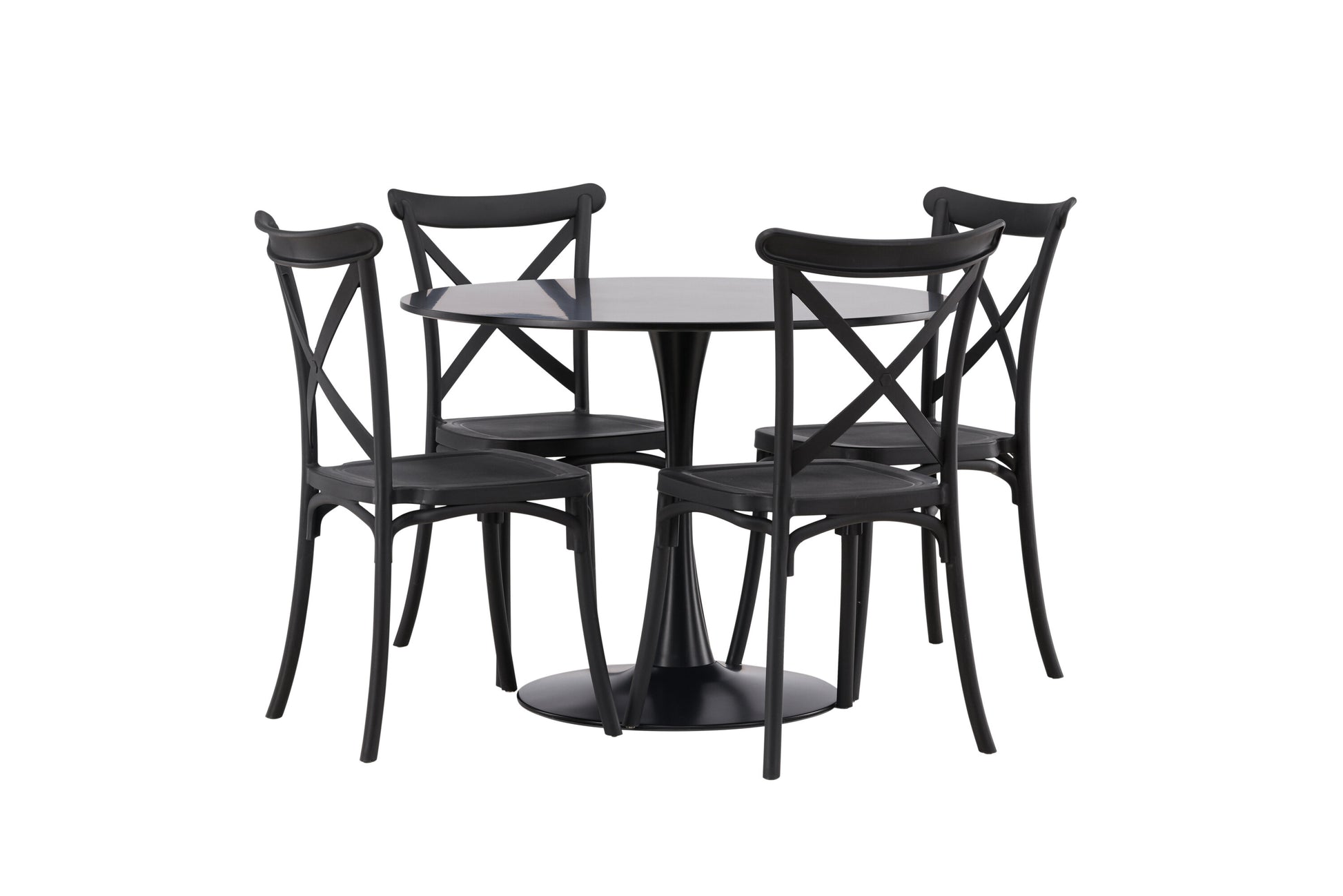 Glade Matbord med Crosett Stolarna Matgrupp