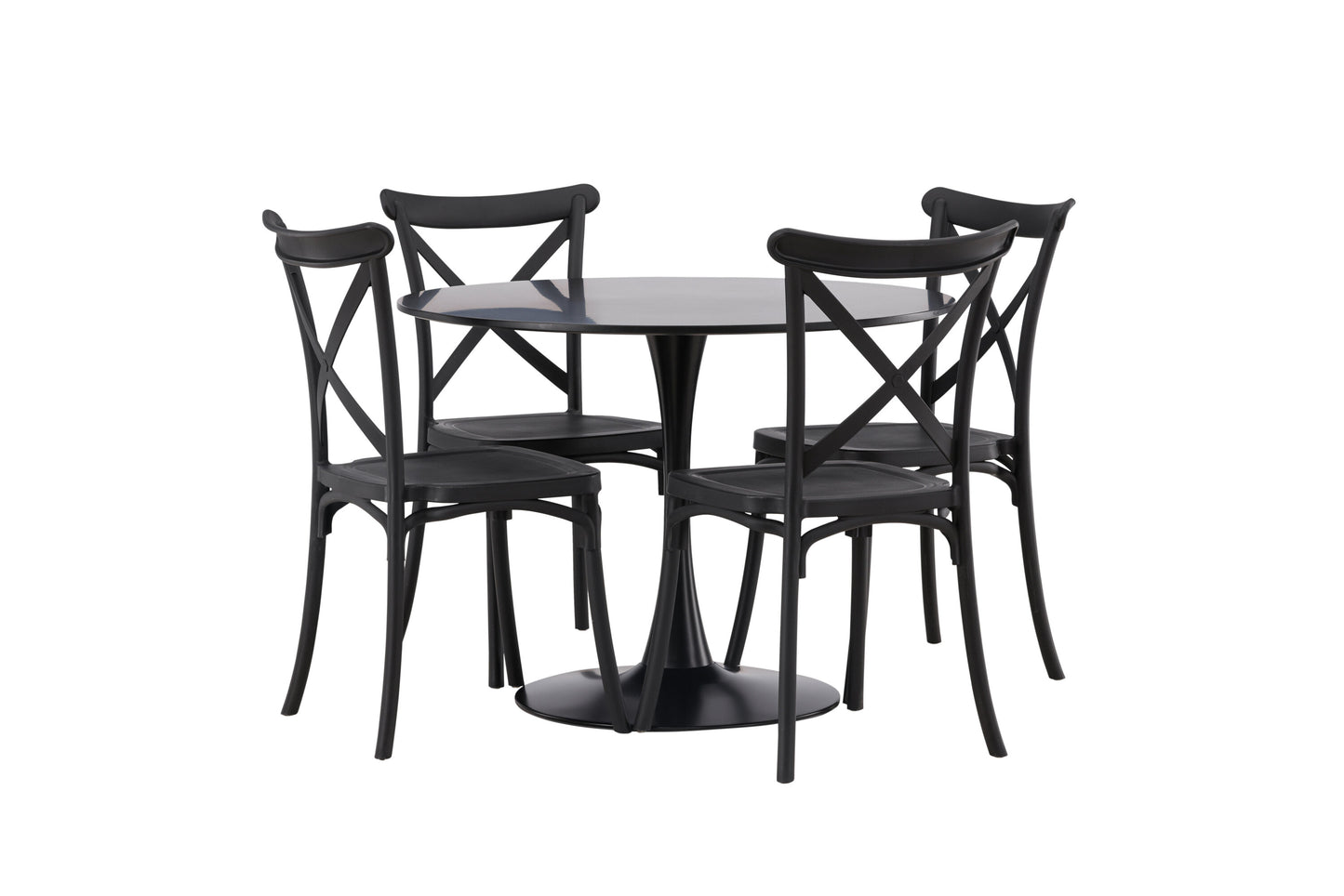 Glade Matbord med Crosett Stolarna Matgrupp