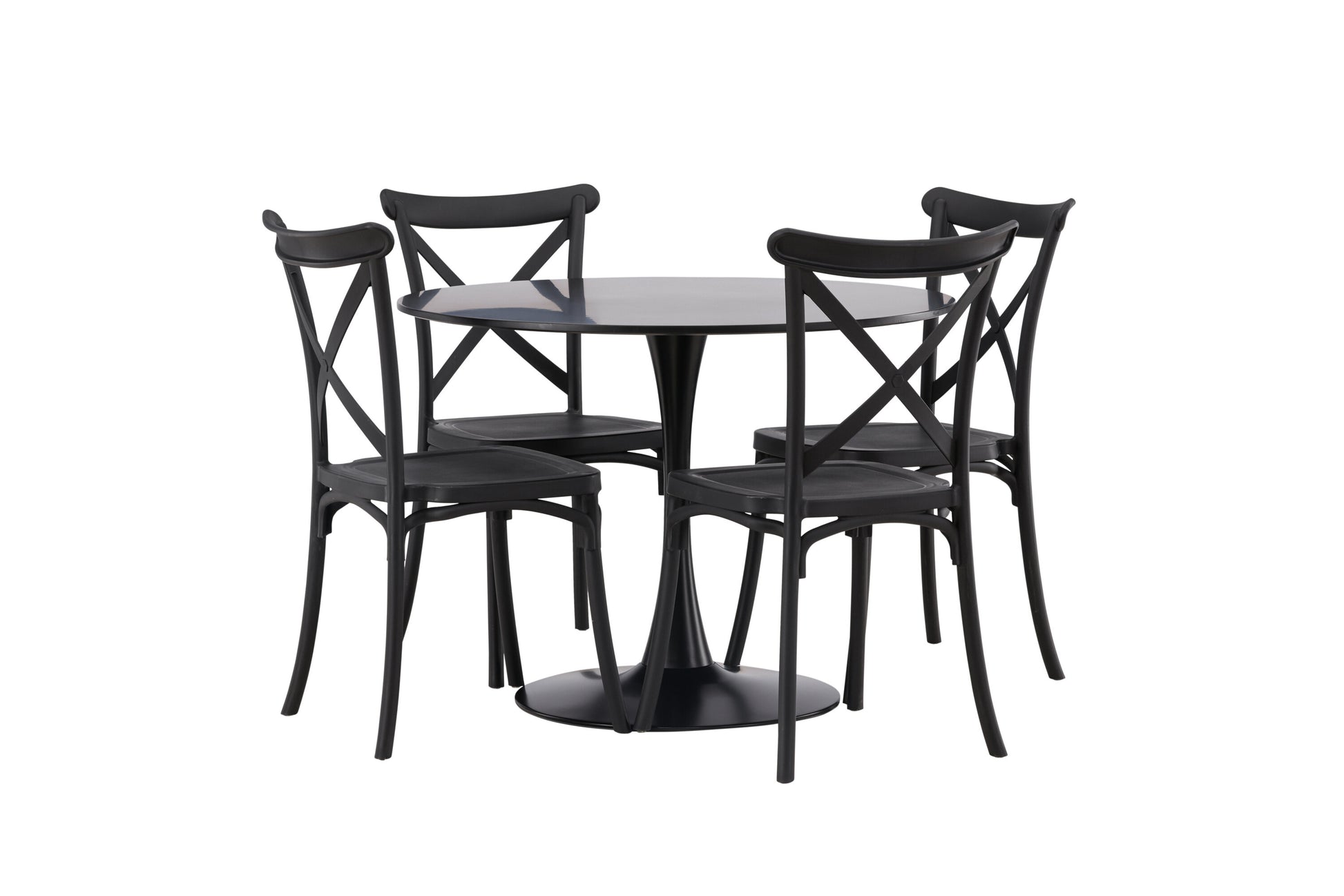 Glade Matbord med Crosett Stolarna Matgrupp