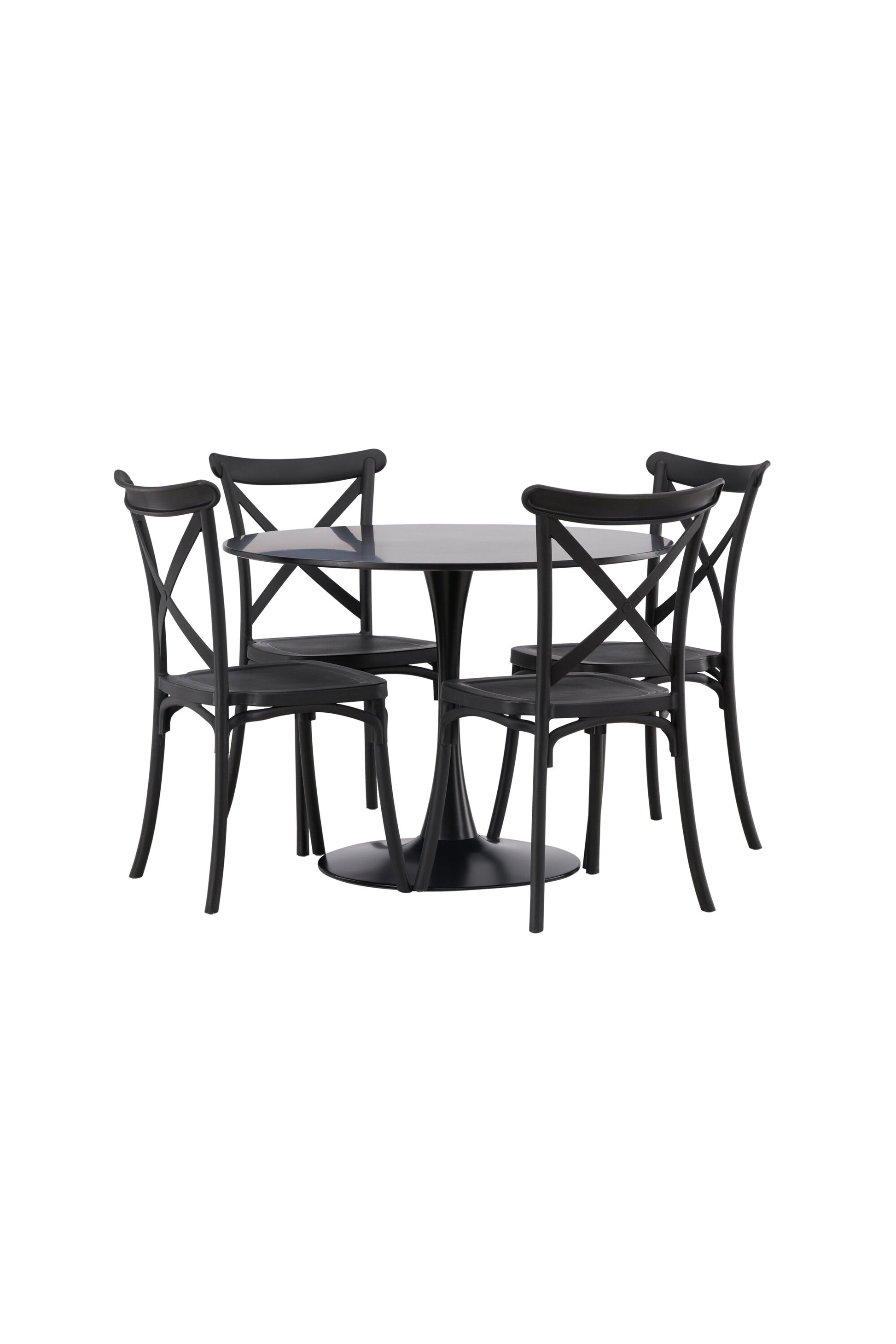 Glade Matbord med Crosett Stolarna Matgrupp