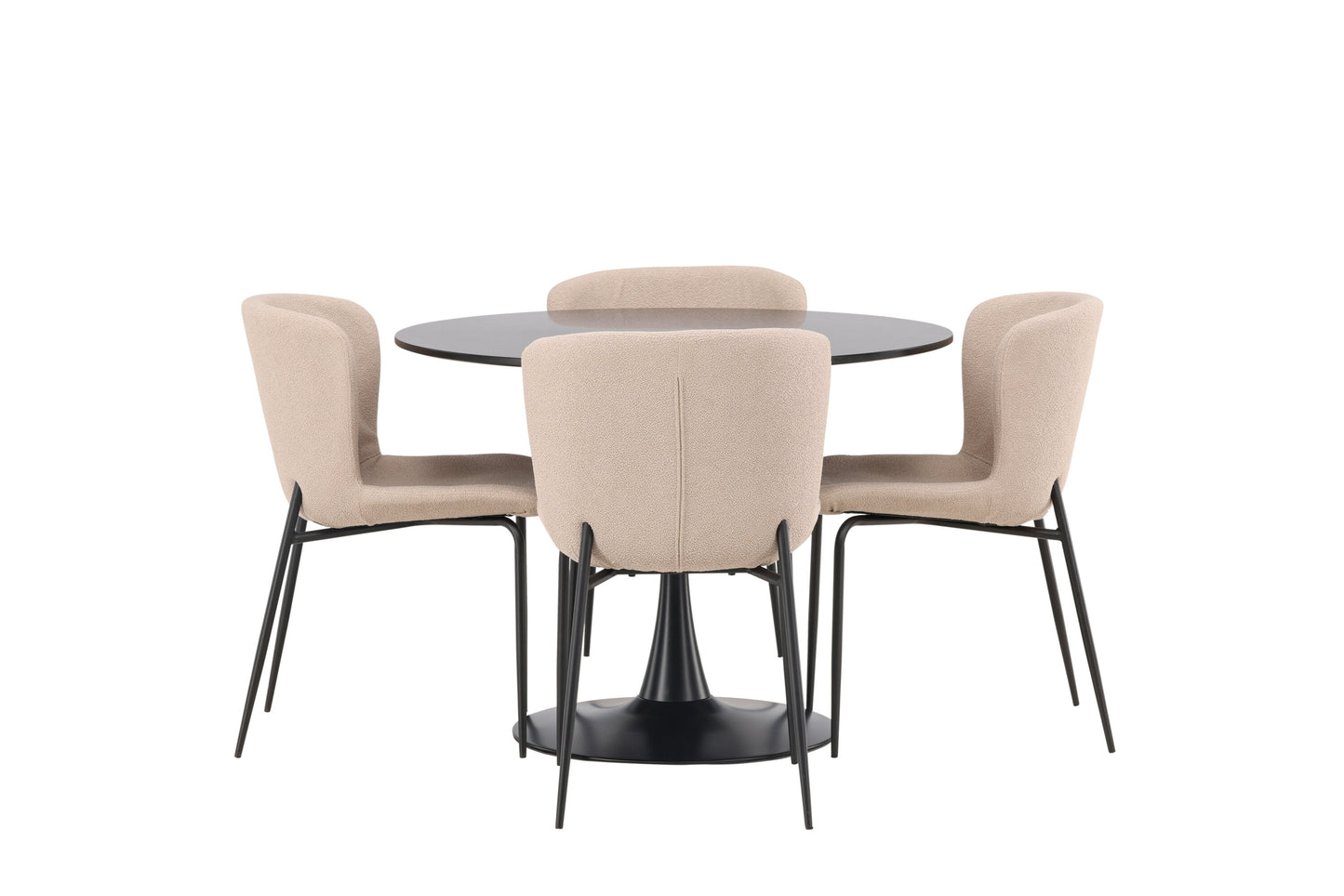 Glade Matbord med Modesto Stolarna Matgrupp