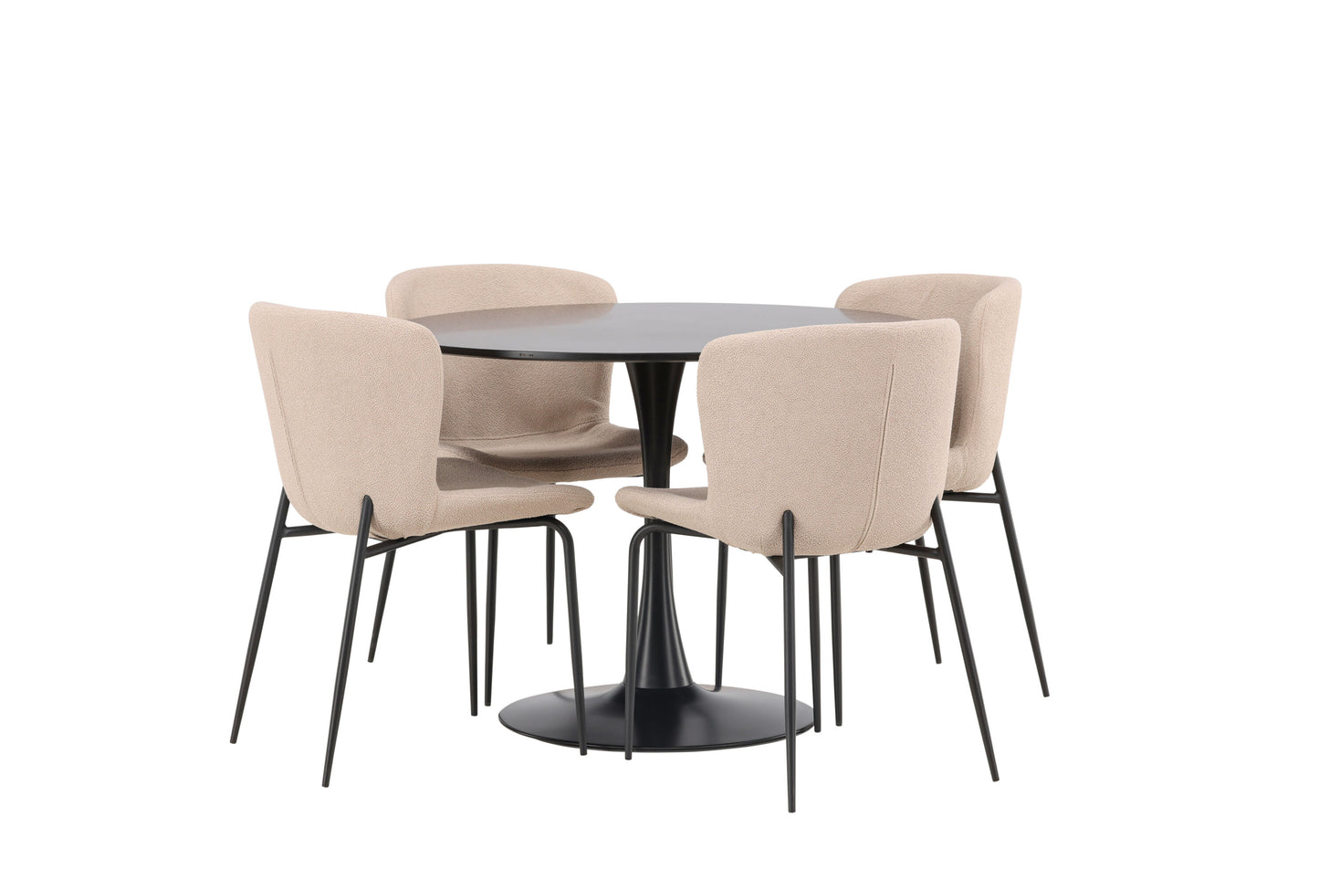 Glade Matbord med Modesto Stolarna Matgrupp