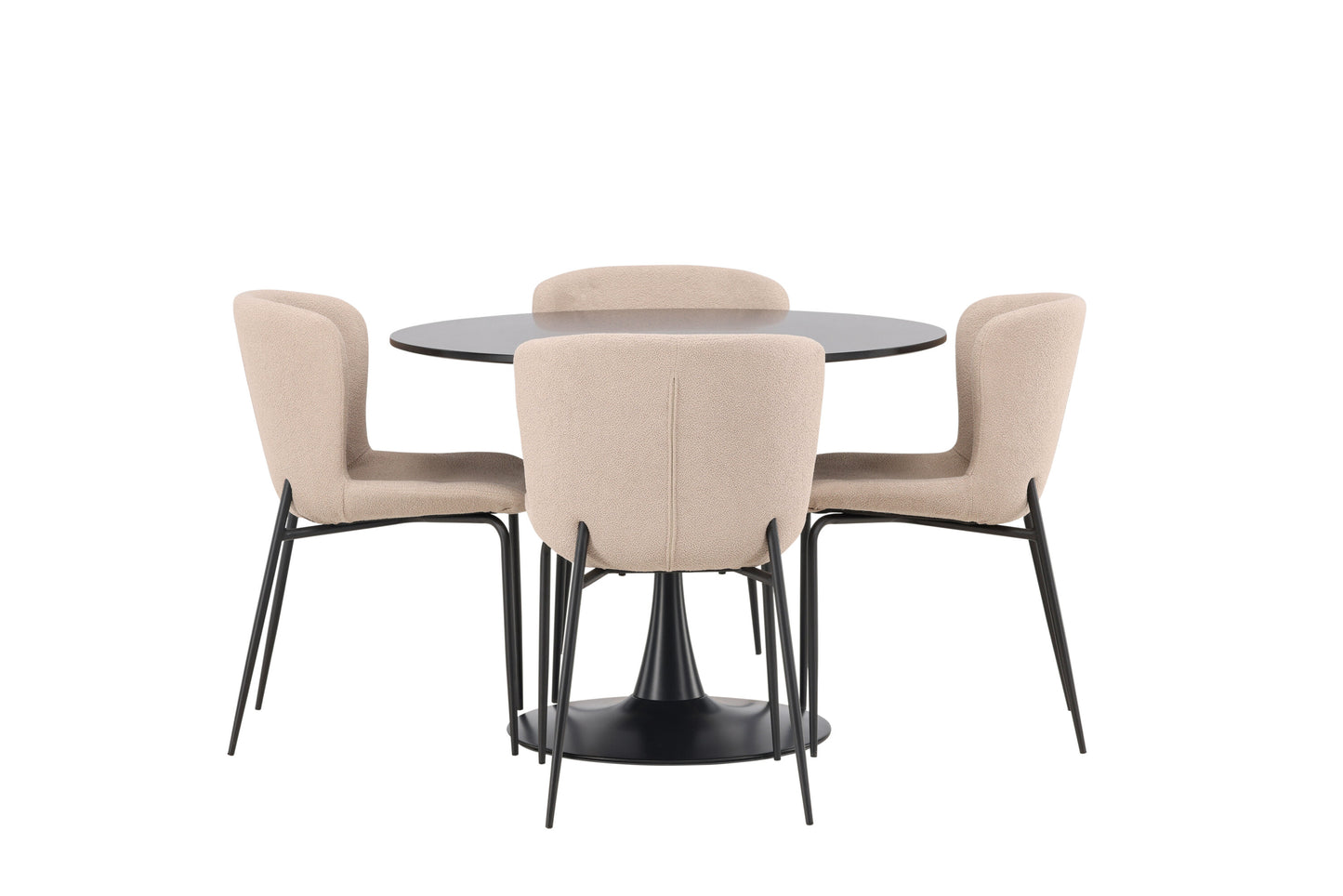 Glade Matbord med Modesto Stolarna Matgrupp