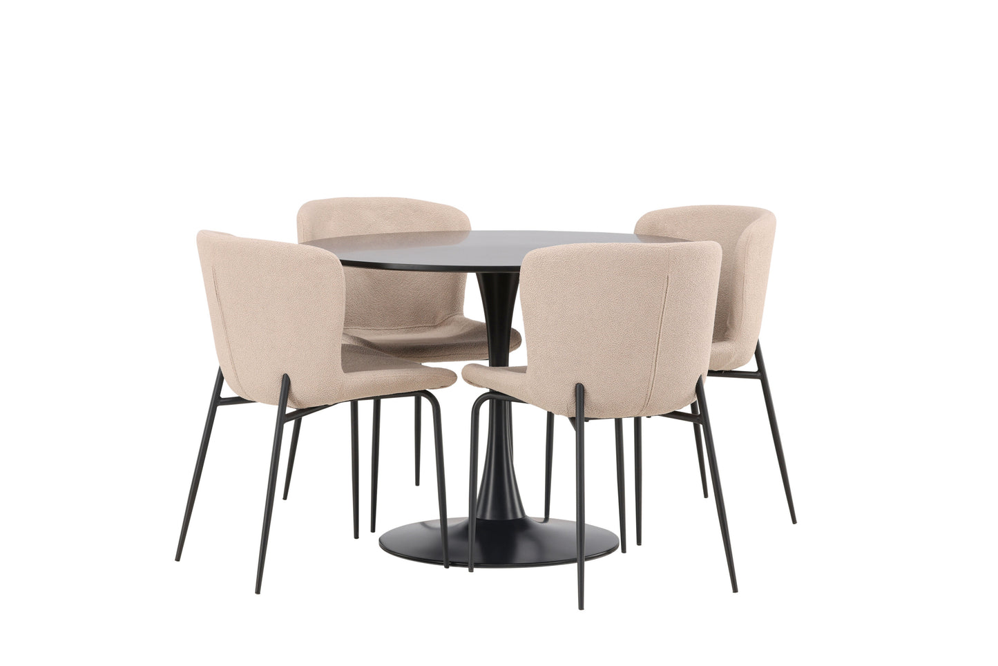 Glade Matbord med Modesto Stolarna Matgrupp