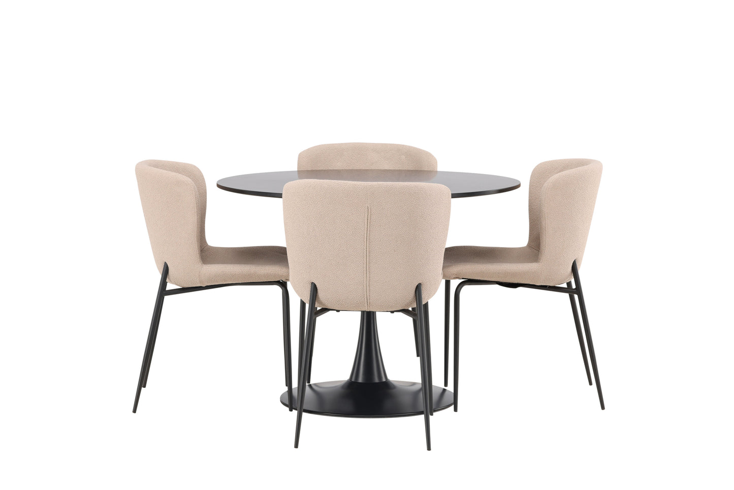Glade Matbord med Modesto Stolarna Matgrupp