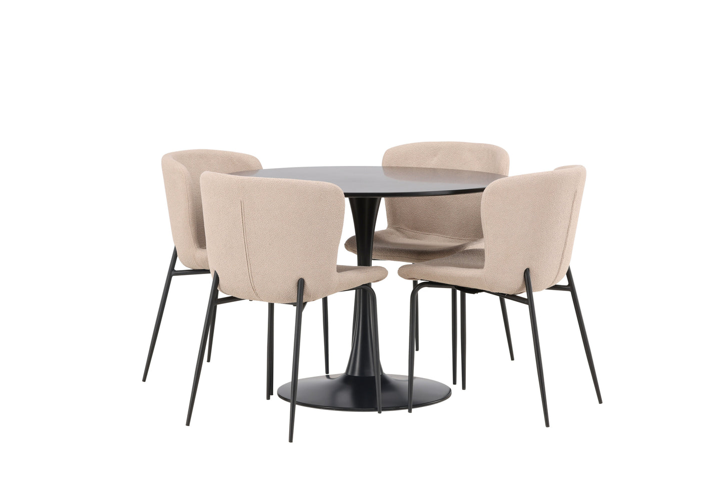 Glade Matbord med Modesto Stolarna Matgrupp