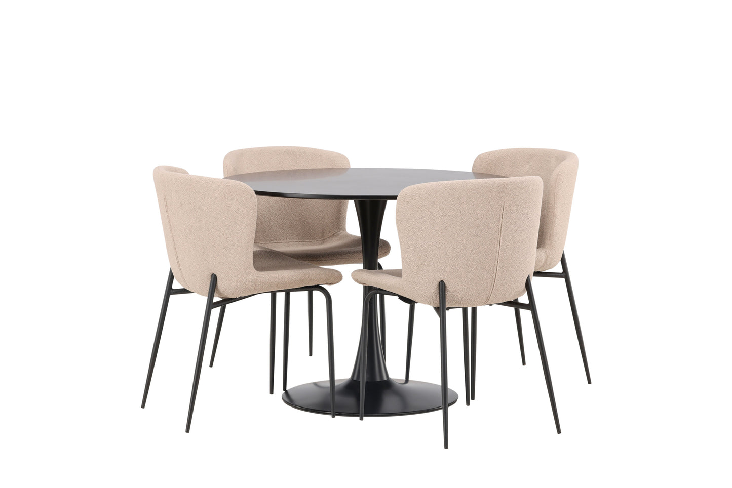 Glade Matbord med Modesto Stolarna Matgrupp