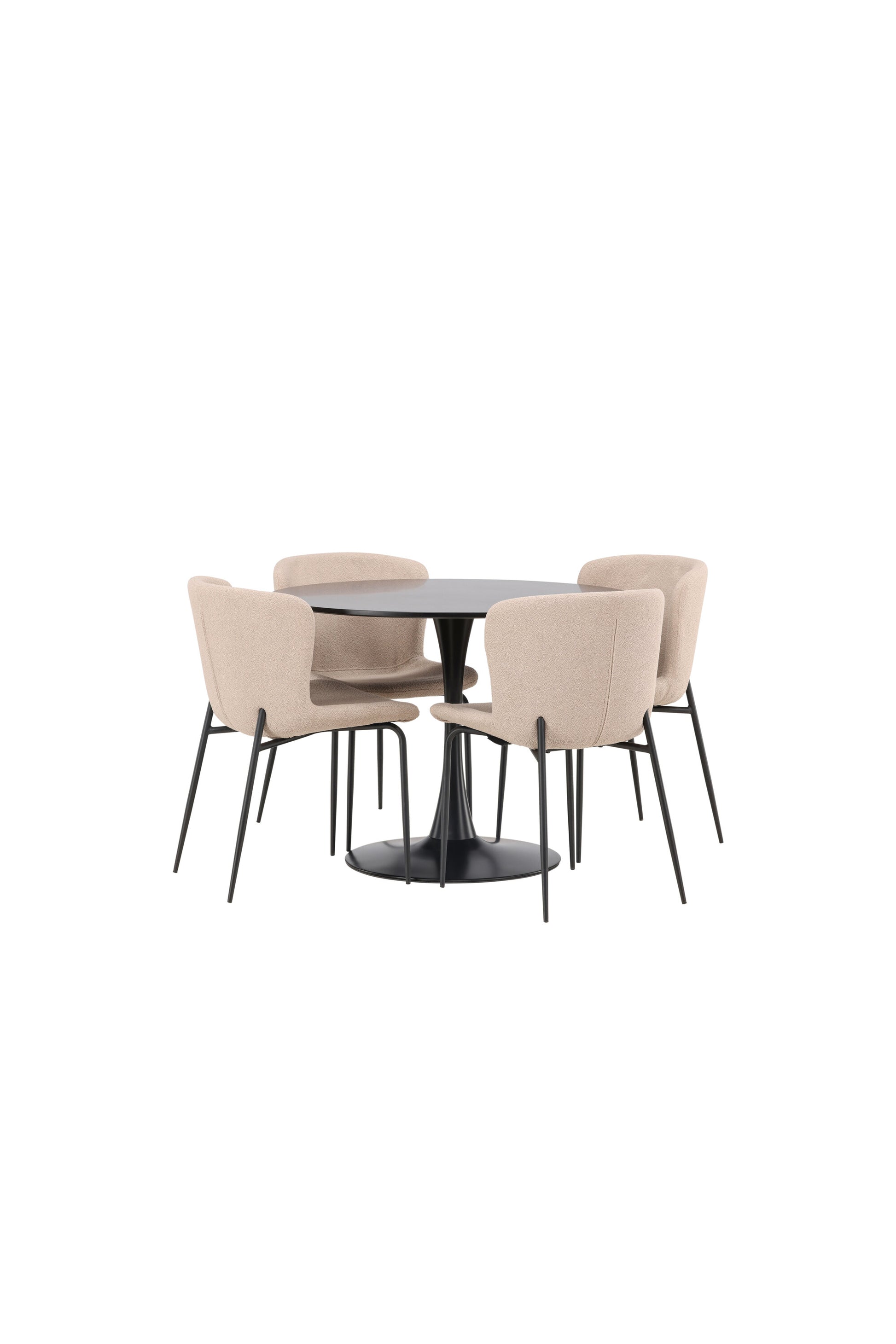 Glade Matbord med Modesto Stolarna Matgrupp