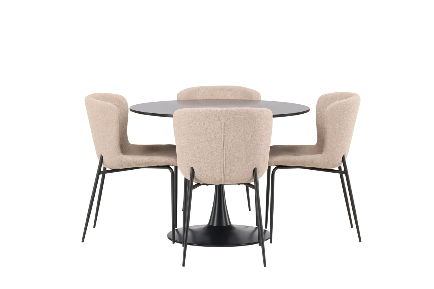 Glade Matbord med Modesto Stolarna Matgrupp