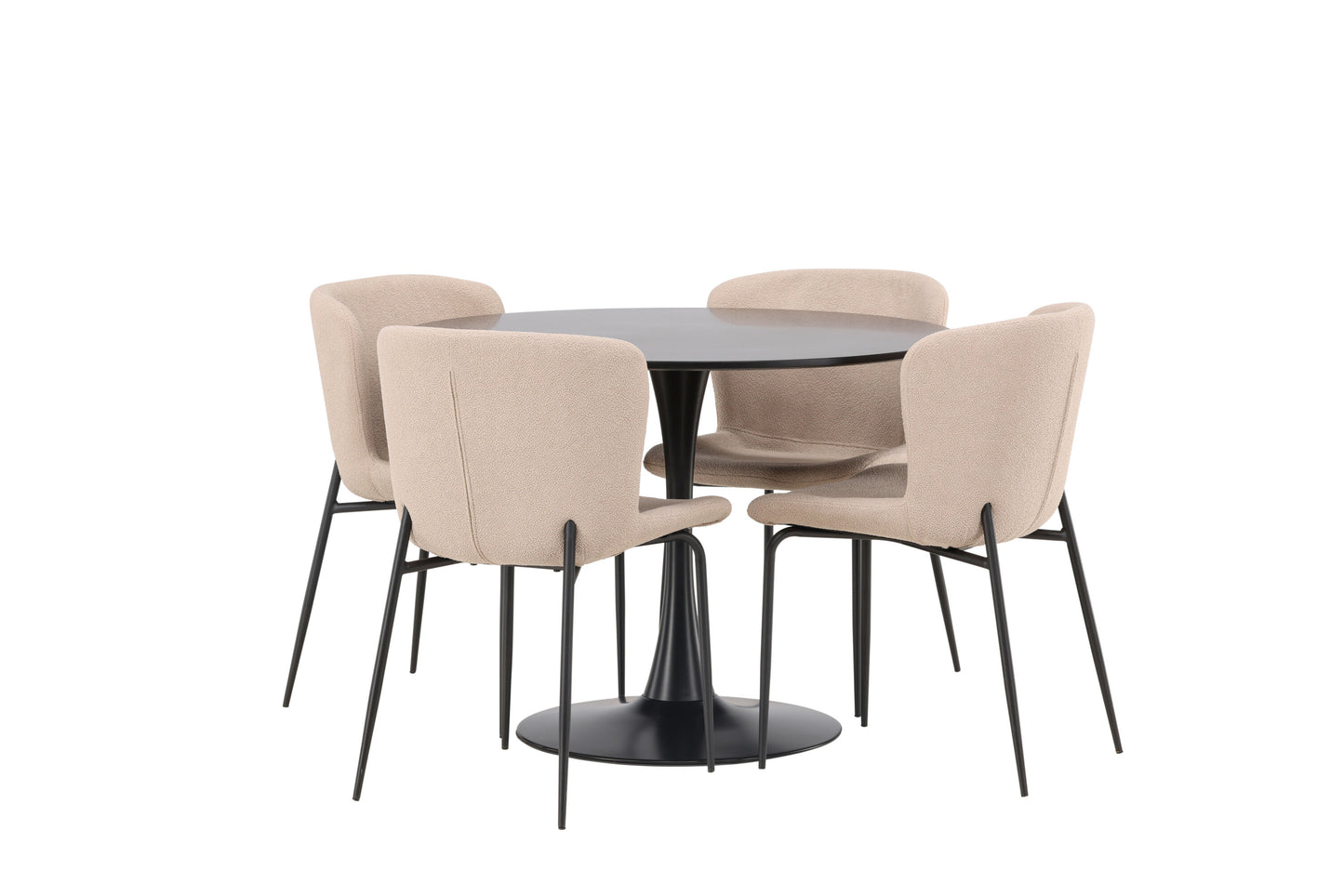 Glade Matbord med Modesto Stolarna Matgrupp