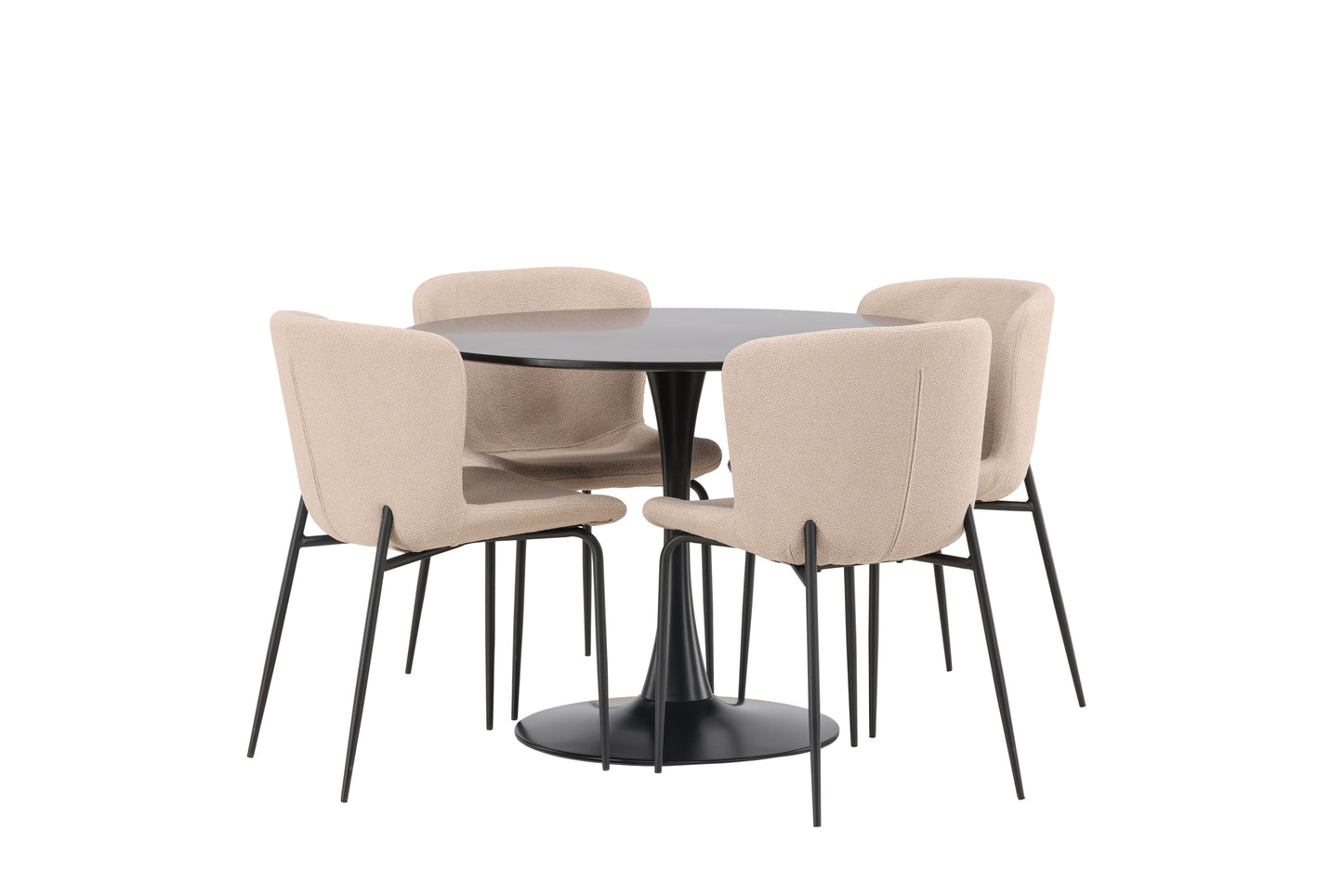 Glade Matbord med Modesto Stolarna Matgrupp