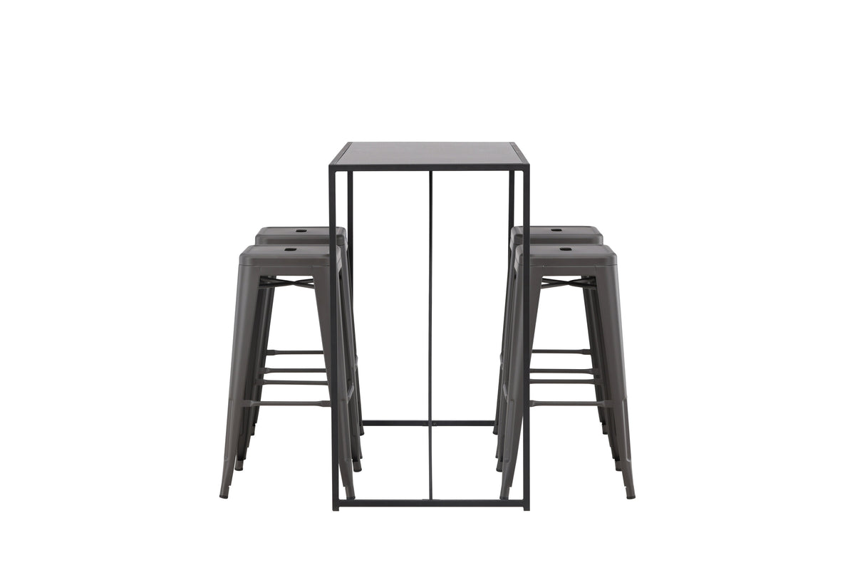 Brea Matbord med Tempe Stolarna – Bord: 105x120x60 Stol: 43x76x43