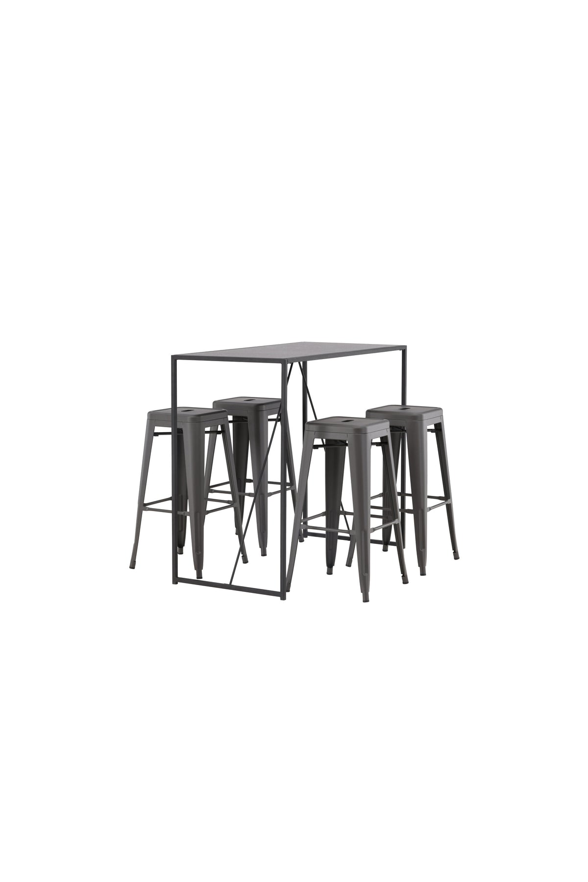 Brea Matbord med Tempe Stolarna – Bord: 105x120x60 Stol: 43x76x43