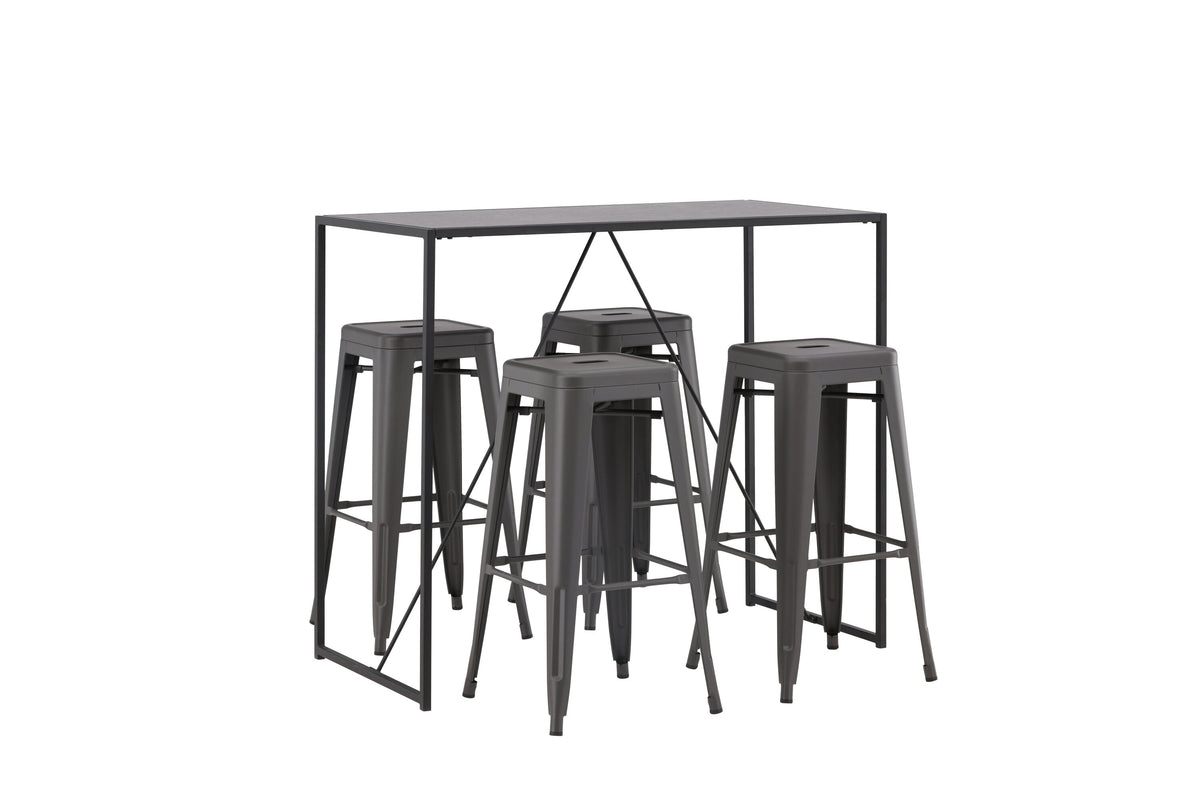 Brea Matbord med Tempe Stolarna – Bord: 105x120x60 Stol: 43x76x43