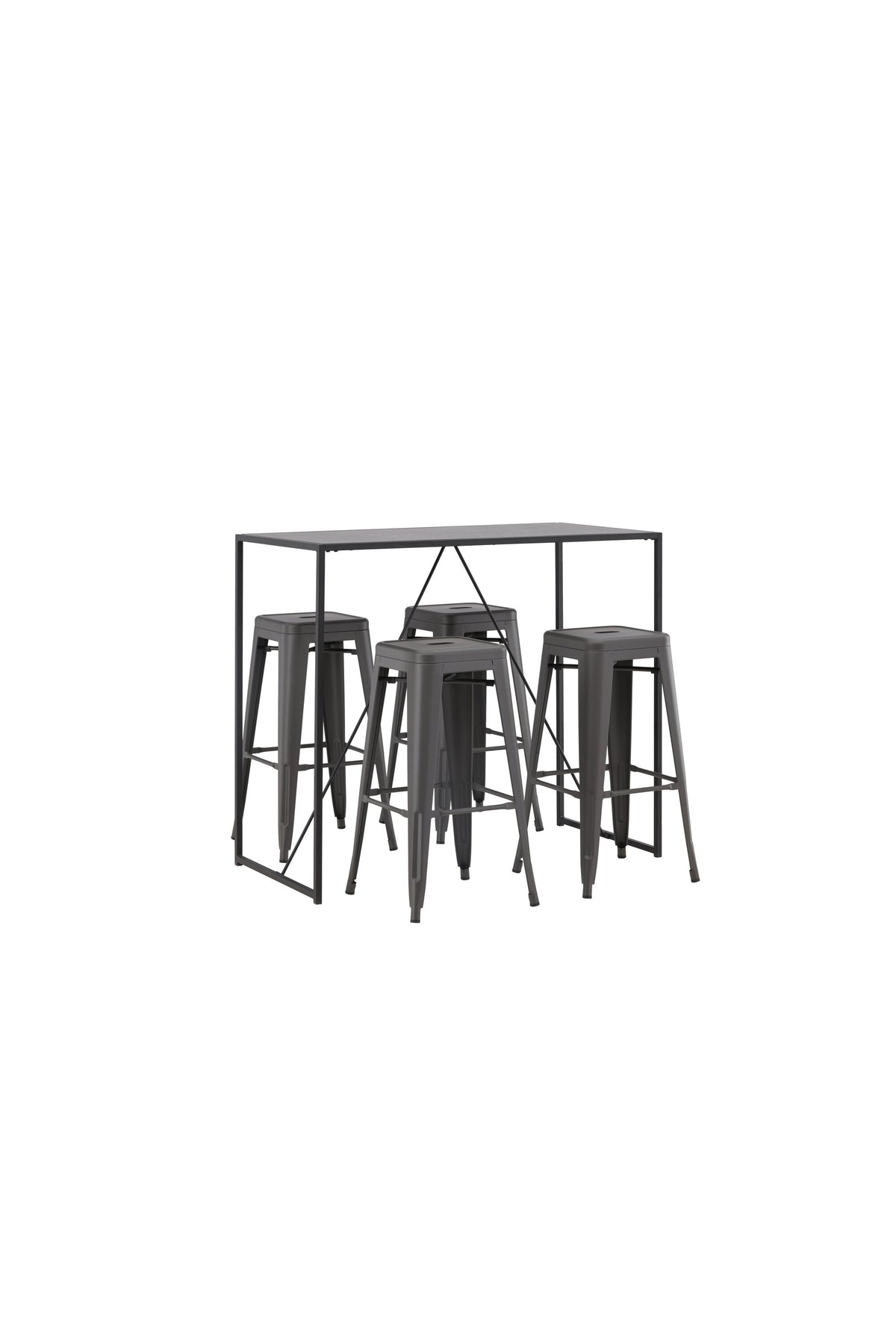 Brea Matbord med Tempe Stolarna – Bord: 105x120x60 Stol: 43x76x43