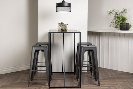 Brea Matbord med Tempe Stolarna – Bord: 105x120x60 Stol: 43x76x43