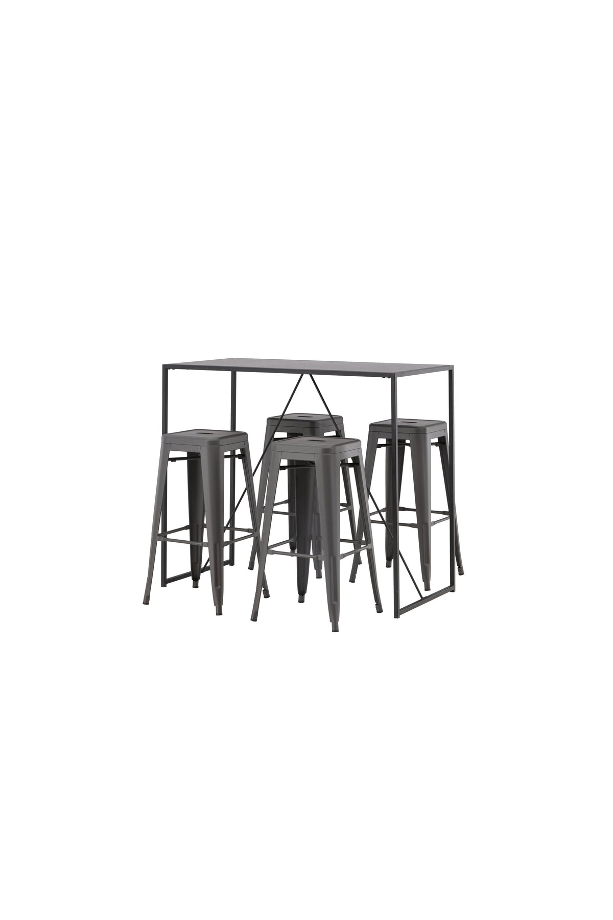 Brea Matbord med Tempe Stolarna – Bord: 105x120x60 Stol: 43x76x43