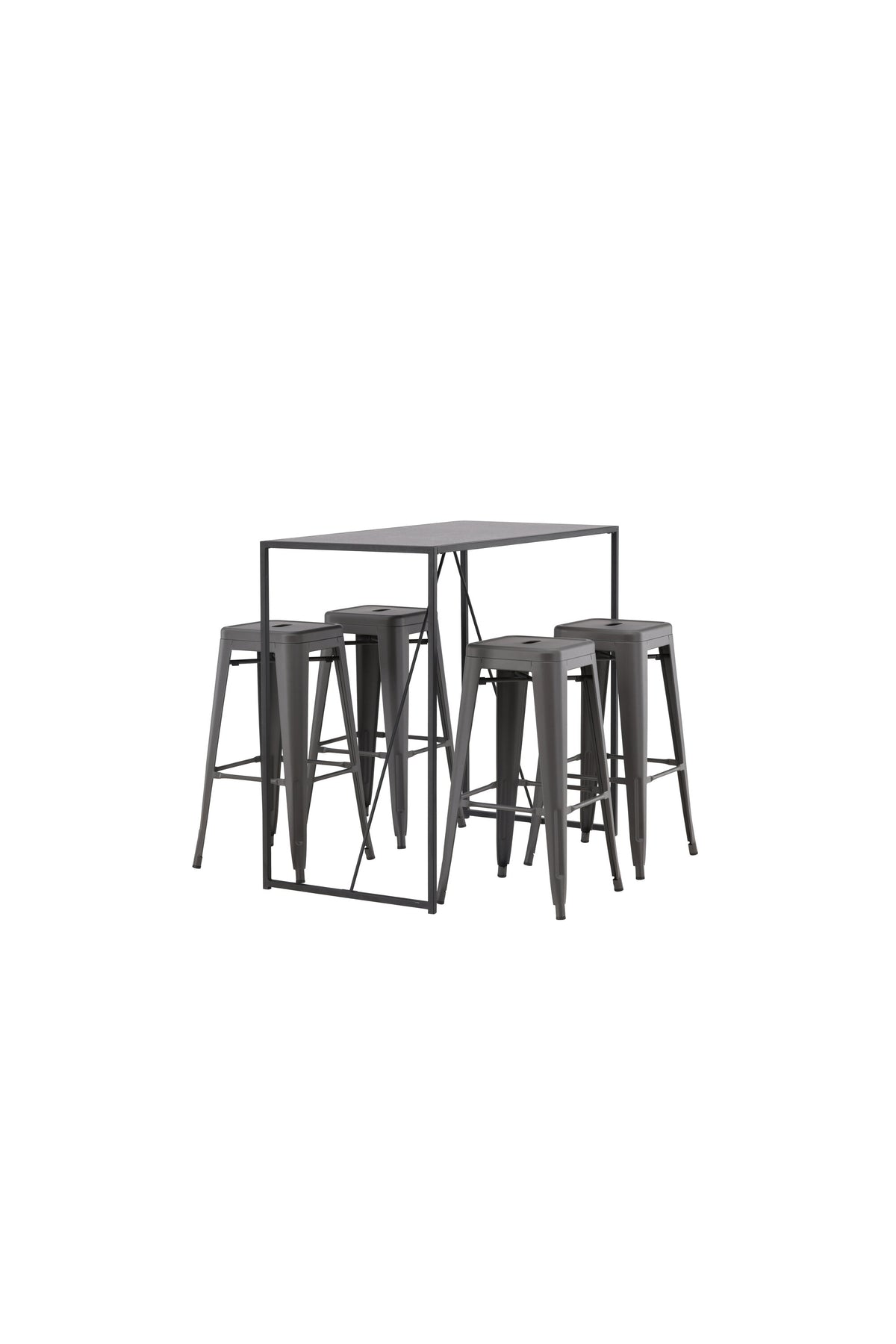Brea Matbord med Tempe Stolarna – Bord: 105x120x60 Stol: 43x76x43