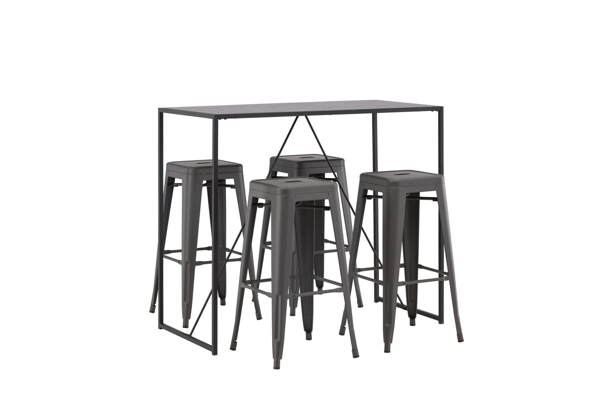 Brea Matbord med Tempe Stolarna – Bord: 105x120x60 Stol: 43x76x43