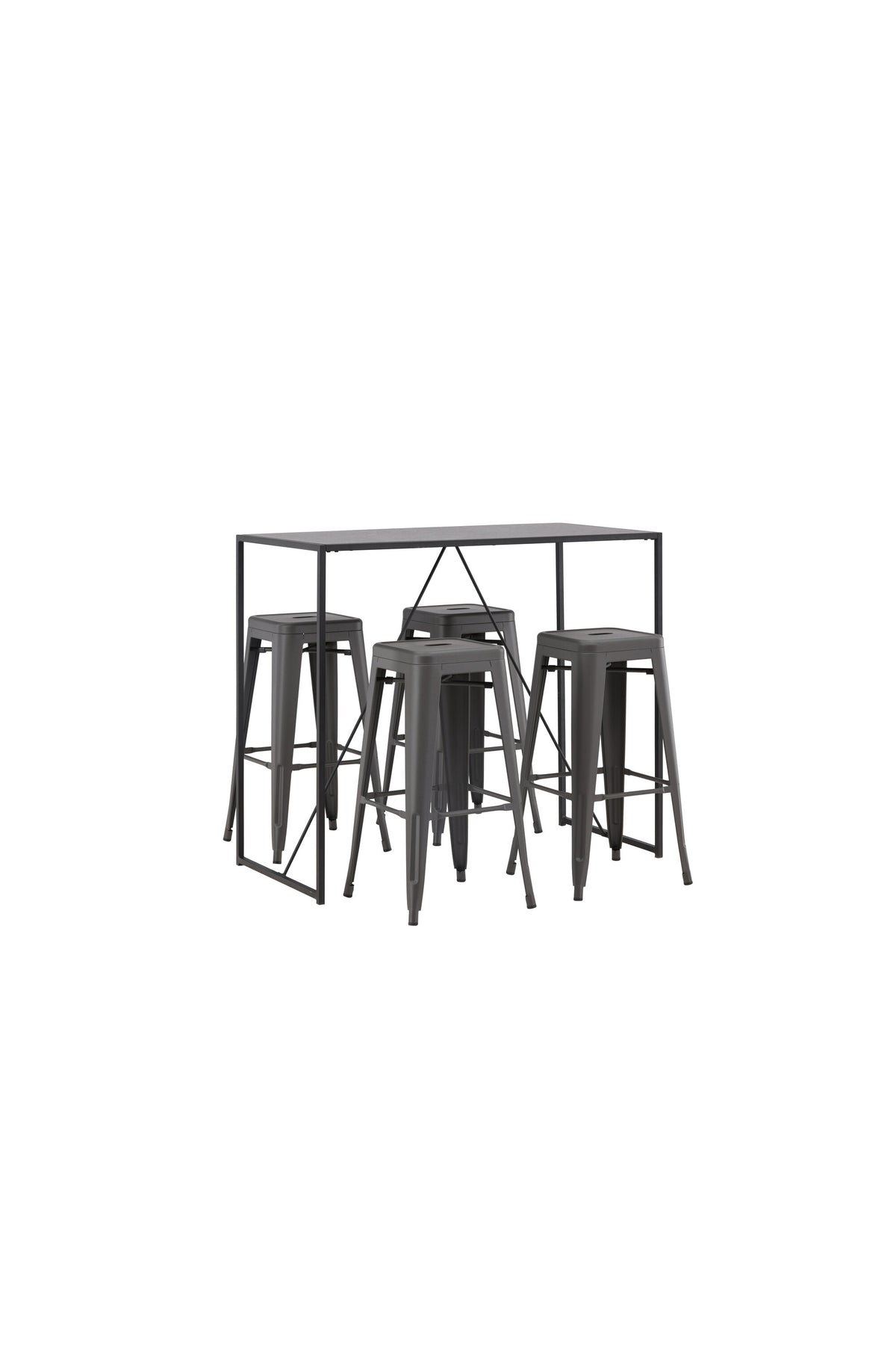Brea Matbord med Tempe Stolarna – Bord: 105x120x60 Stol: 43x76x43