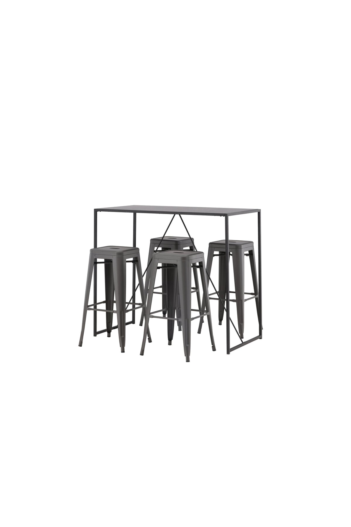 Brea Matbord med Tempe Stolarna – Bord: 105x120x60 Stol: 43x76x43