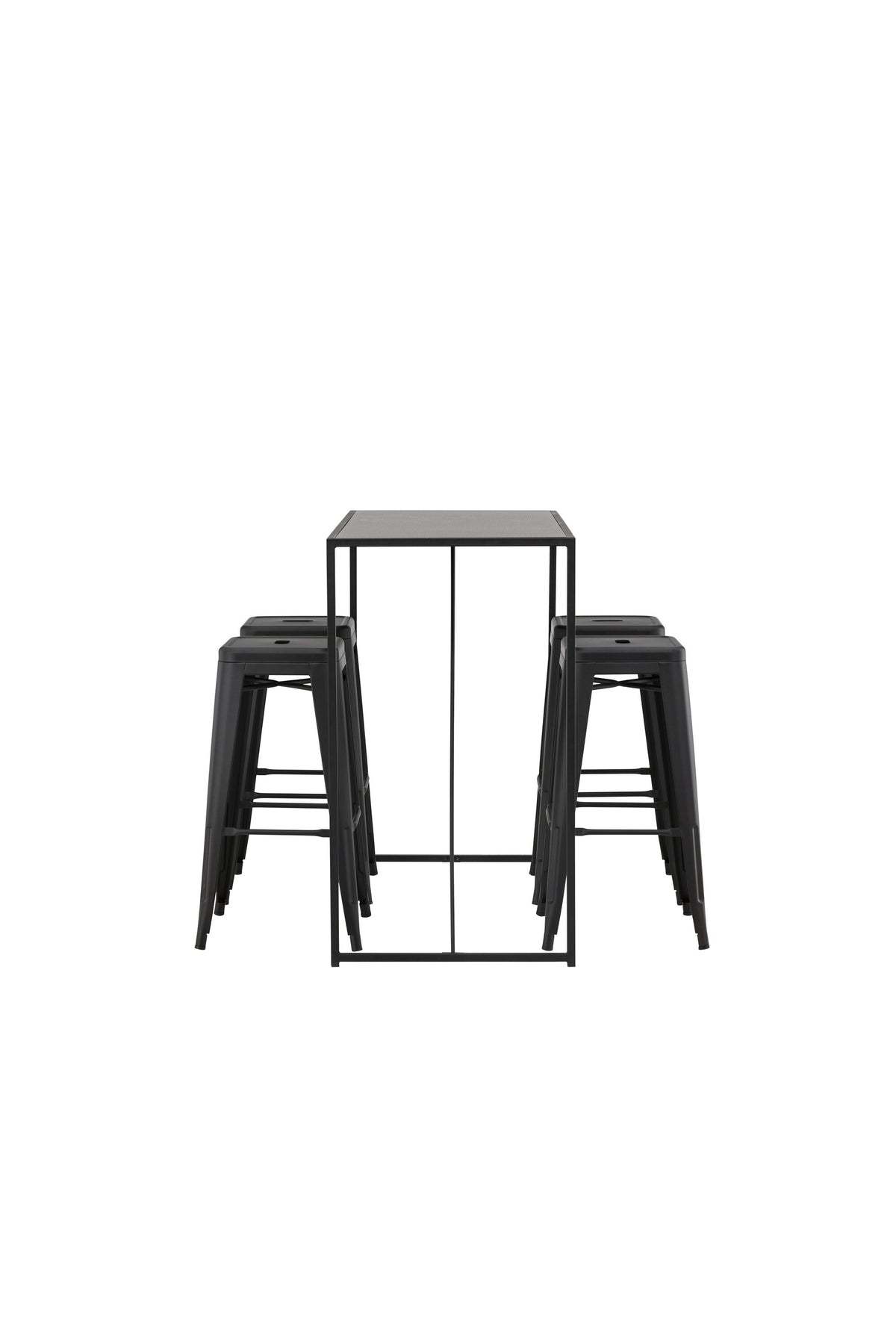 Brea Matbord med Tempe Stolarna – Bord: 105x120x60 Stol: 43x76x43