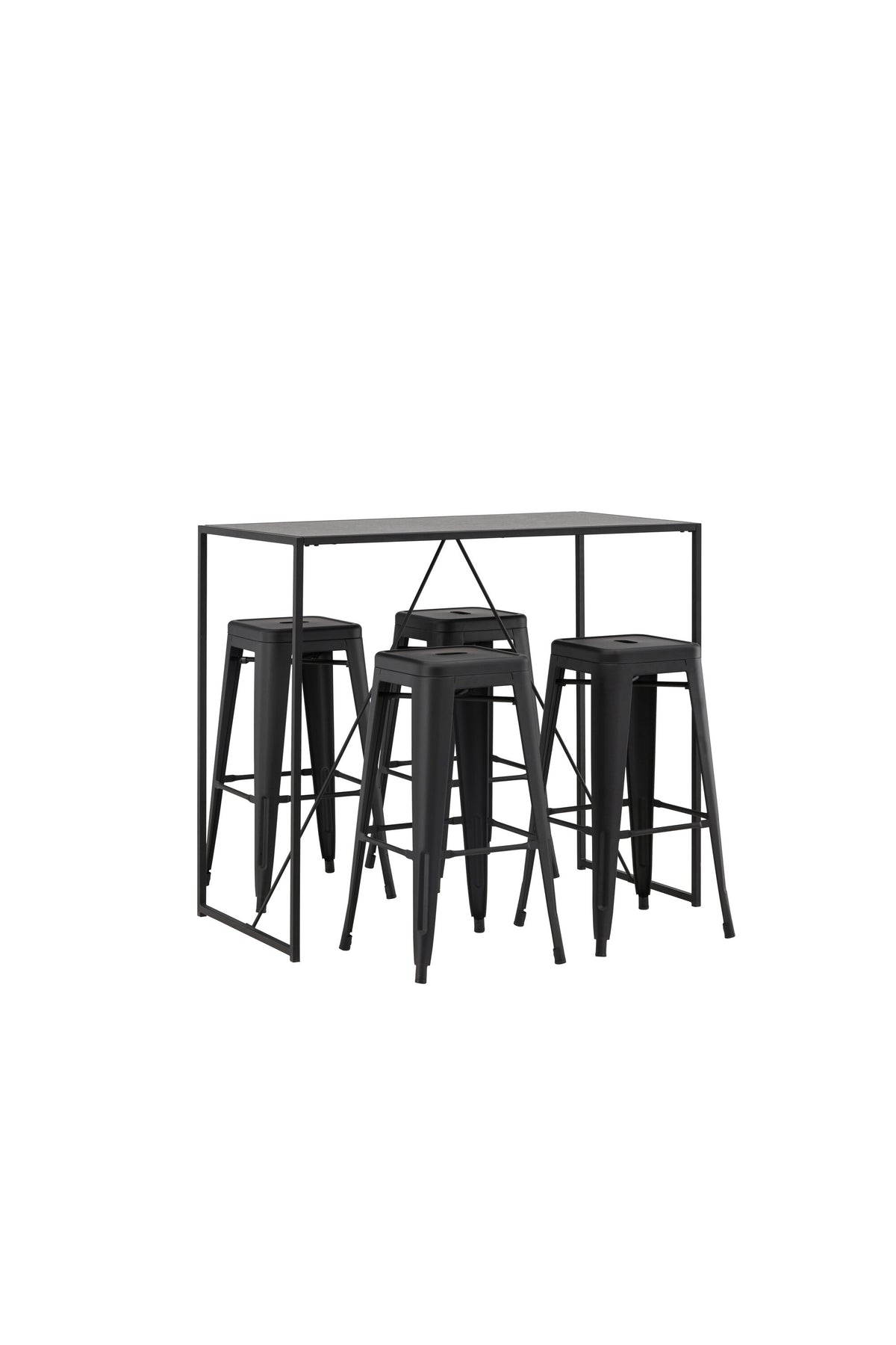 Brea Matbord med Tempe Stolarna – Bord: 105x120x60 Stol: 43x76x43